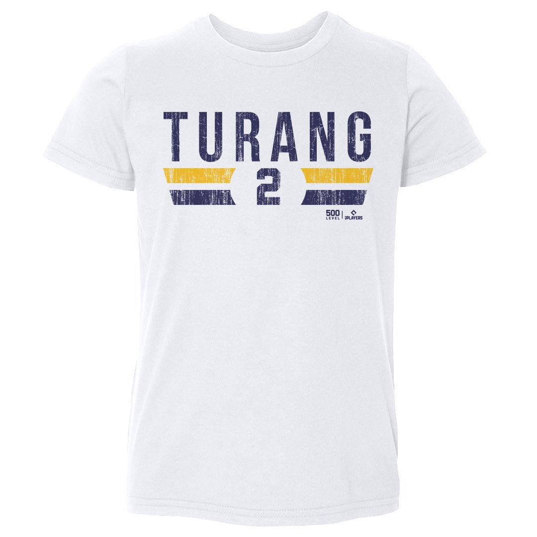 Brice Turang Milwaukee Font 2