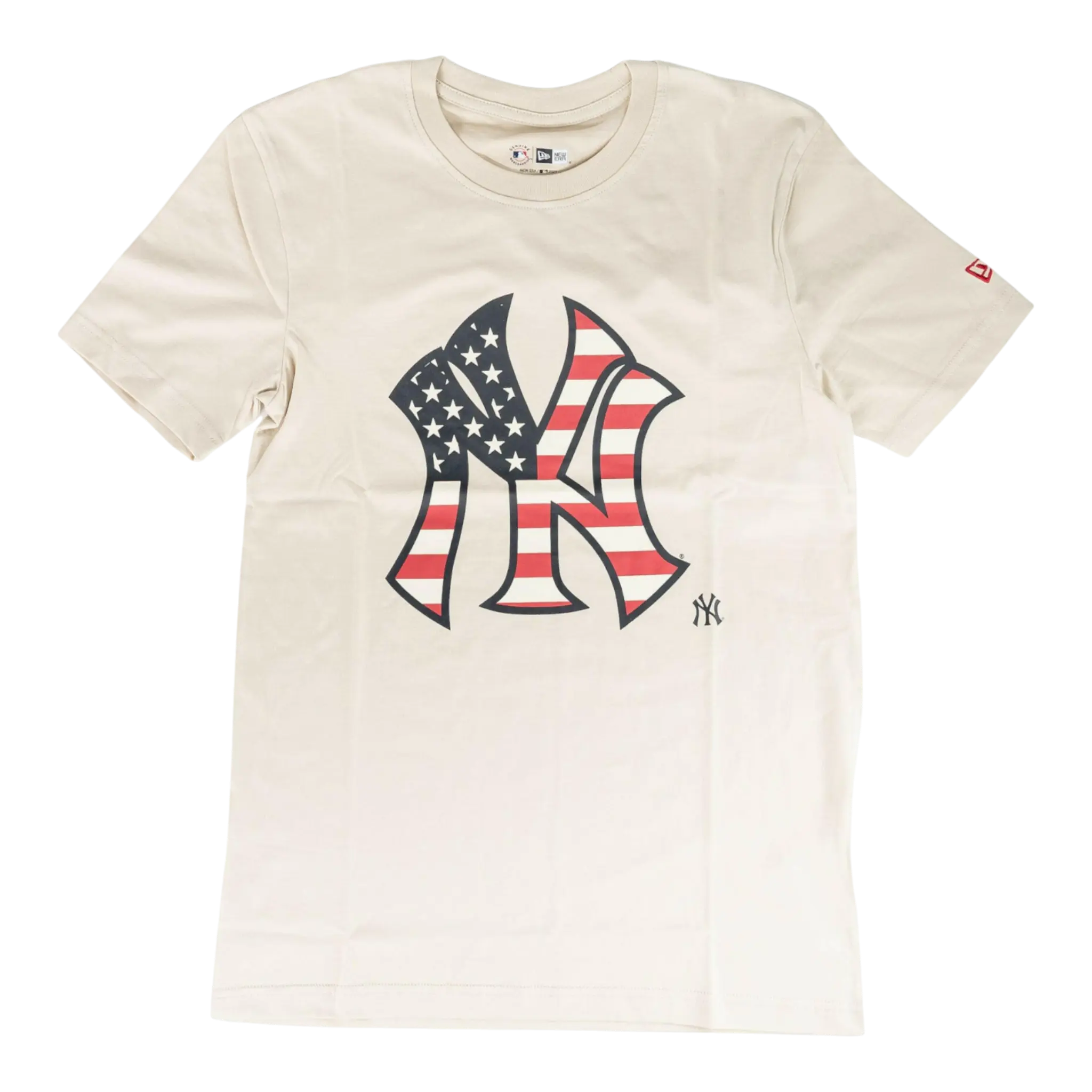 New Era MLB New York Yankees Independence Day 2024 Men T-Shirt Tan 1