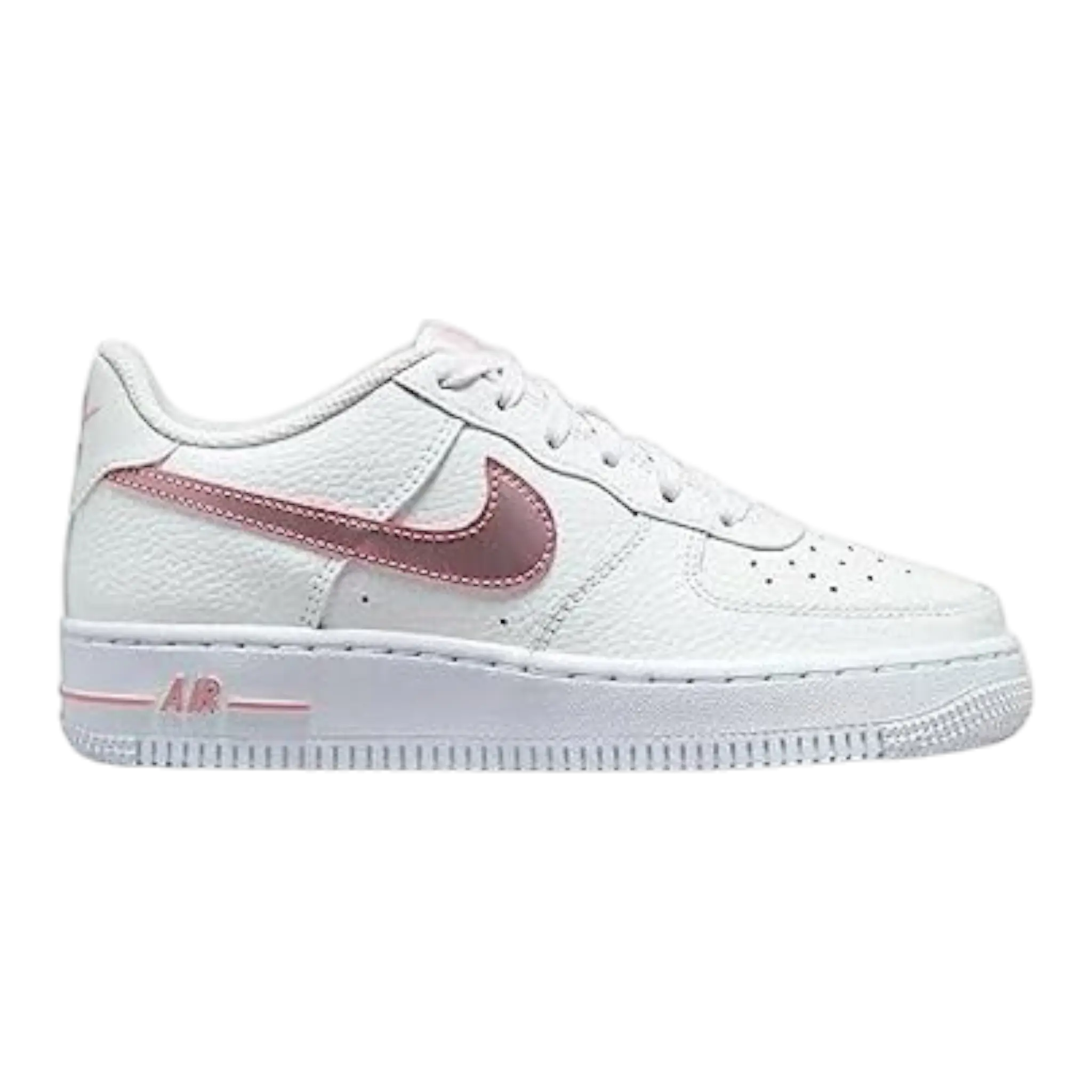 Nike Air Force 1 Kids Sneakers White/Pink Glaze 1