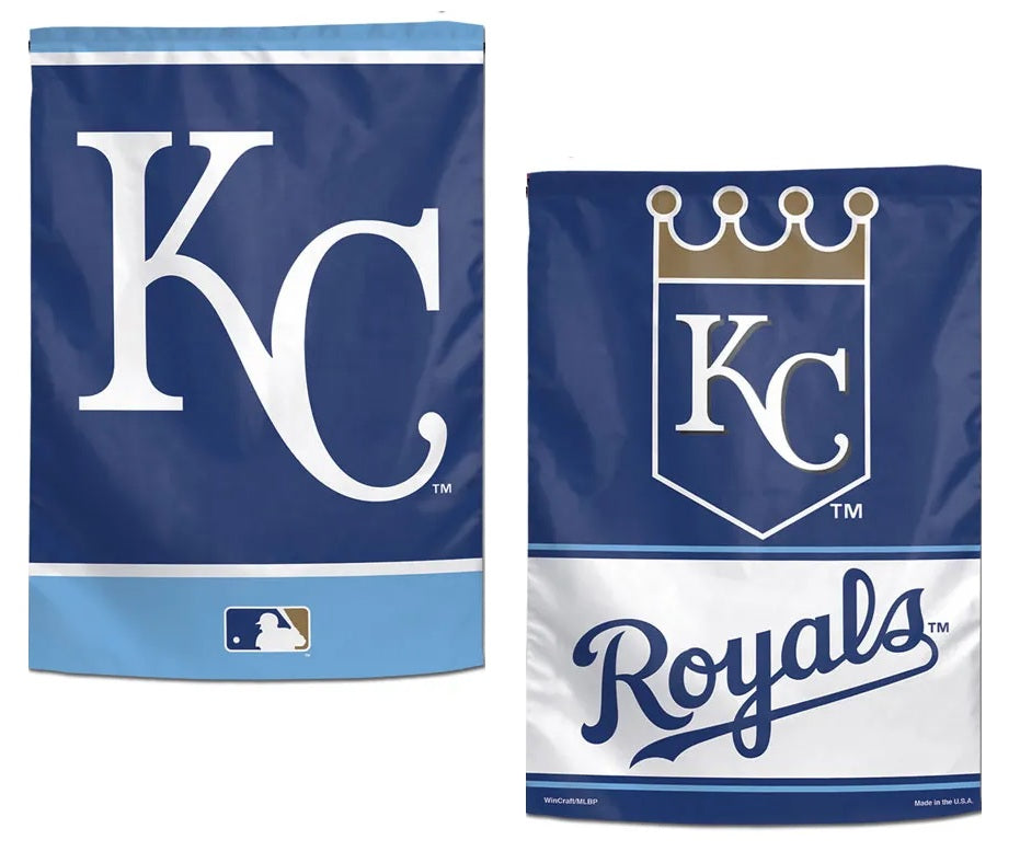 Kansas City Royals Garden Flag 2 Sided Logo 1