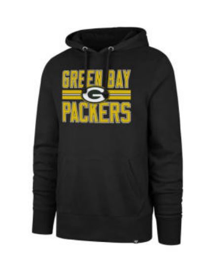 Green Bay Packers - Block Stripe Headline Hoodie 1
