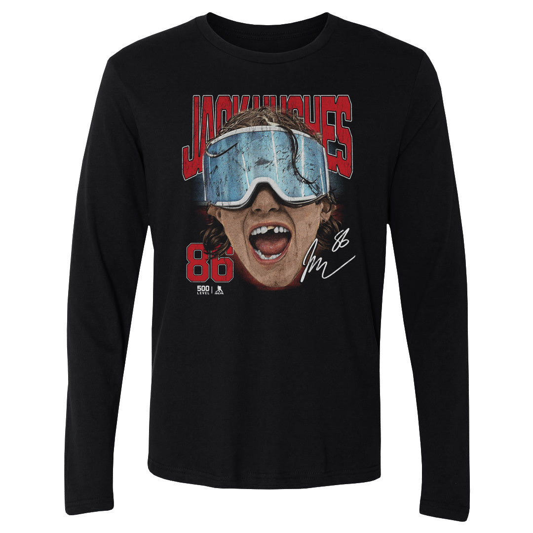 Jack Hughes New Jersey Goggles
