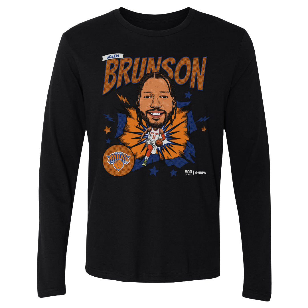 Jalen Brunson New York Knicks Caricature Retro