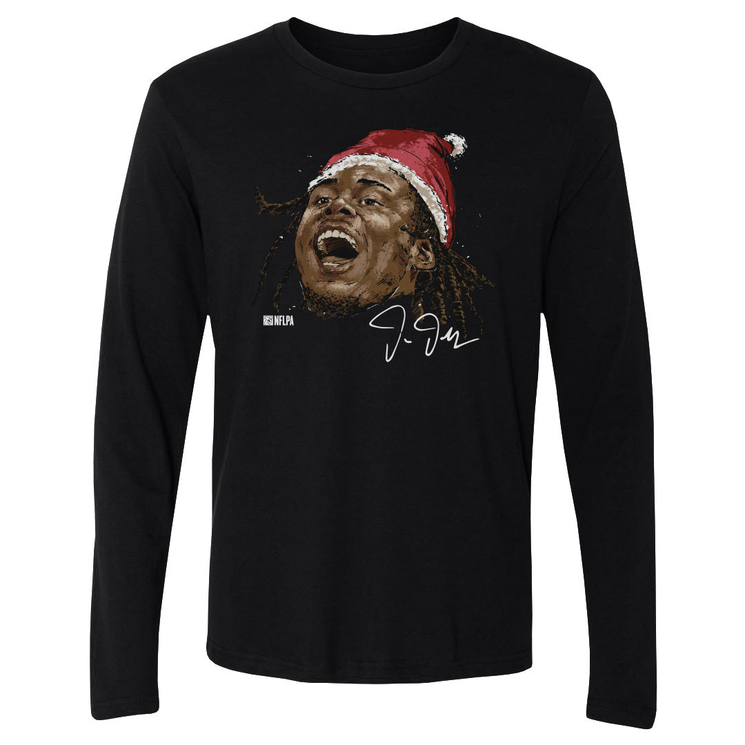 Justin Jefferson Minnesota Portrait Santa Hat 2