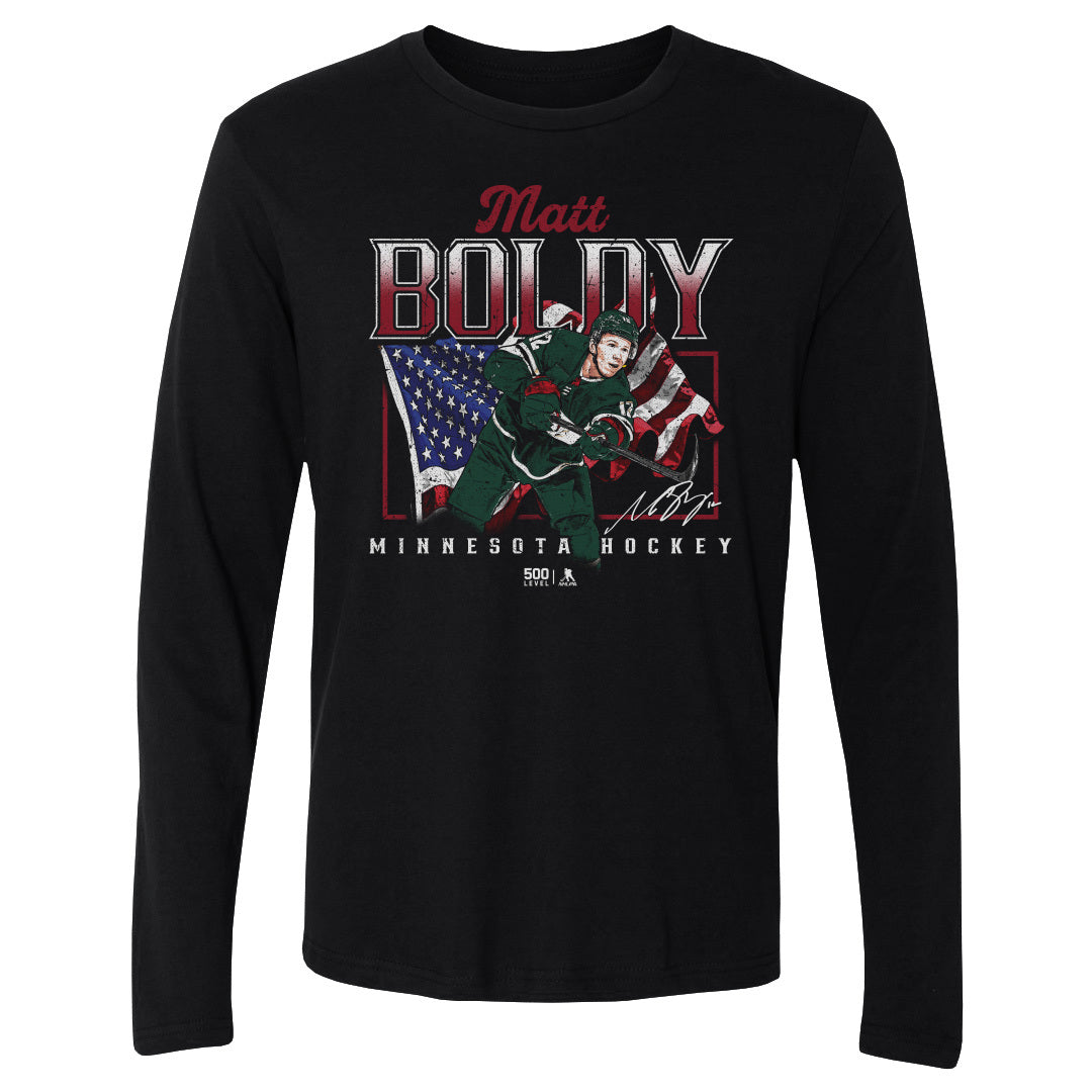 Matt Boldy Minnesota USA Flag