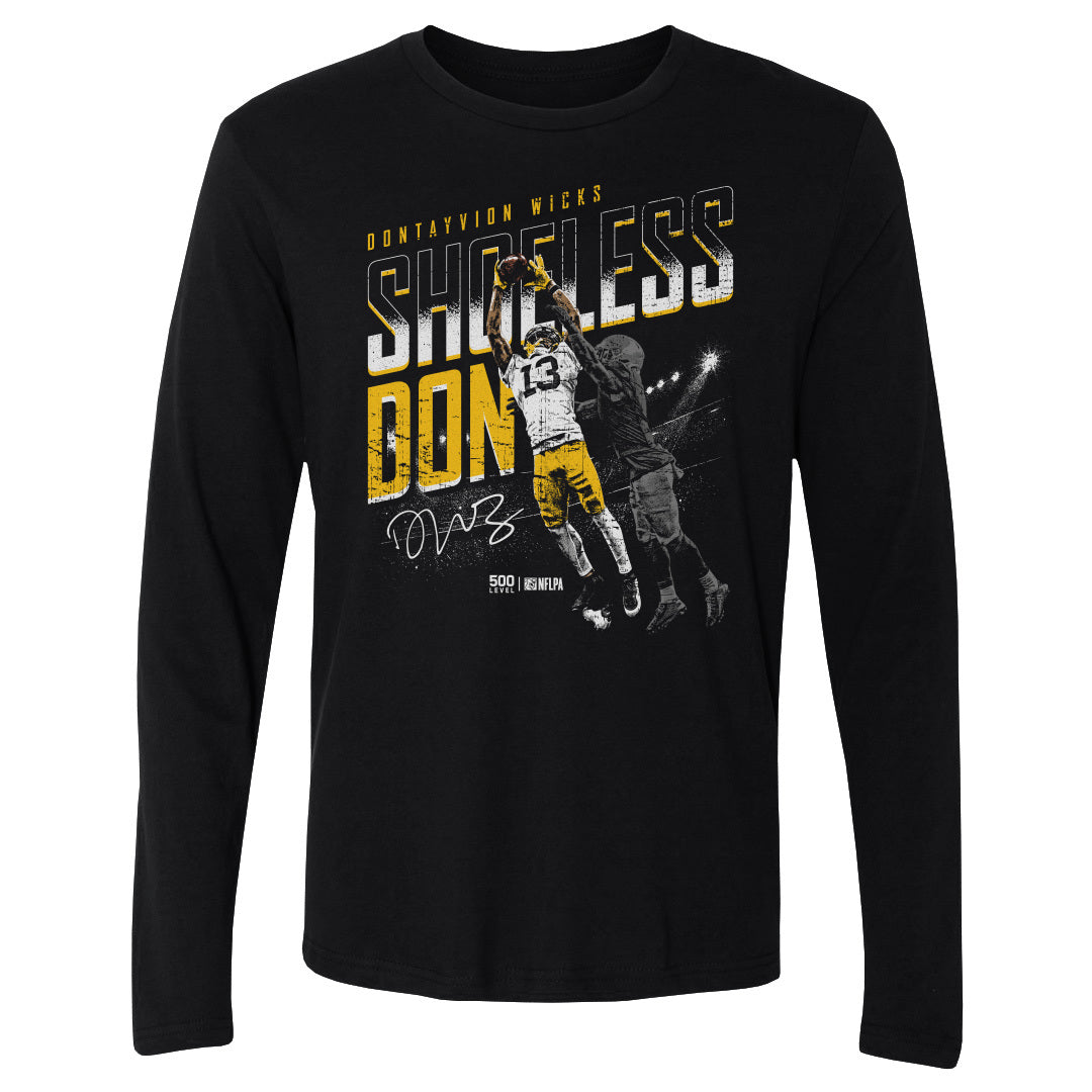 Dontayvion Wicks Green Bay Shoeless Catch