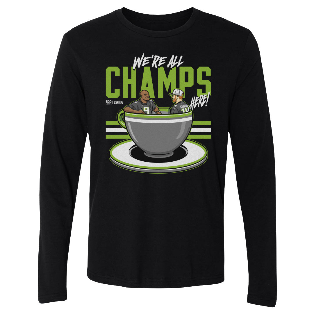 Kenneth Walker III & Sam Darnold Seattle Tea Cup 1