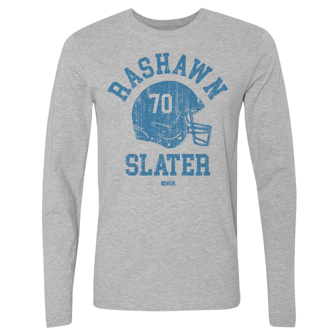 Rashawn Slater Los Angeles C Helmet Font 2