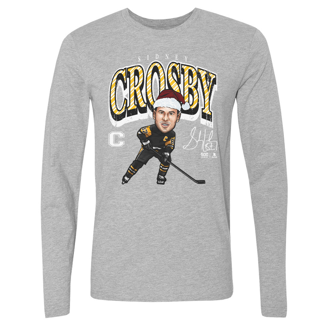 Sidney Crosby Pittsburgh Cartoon Santa Hat