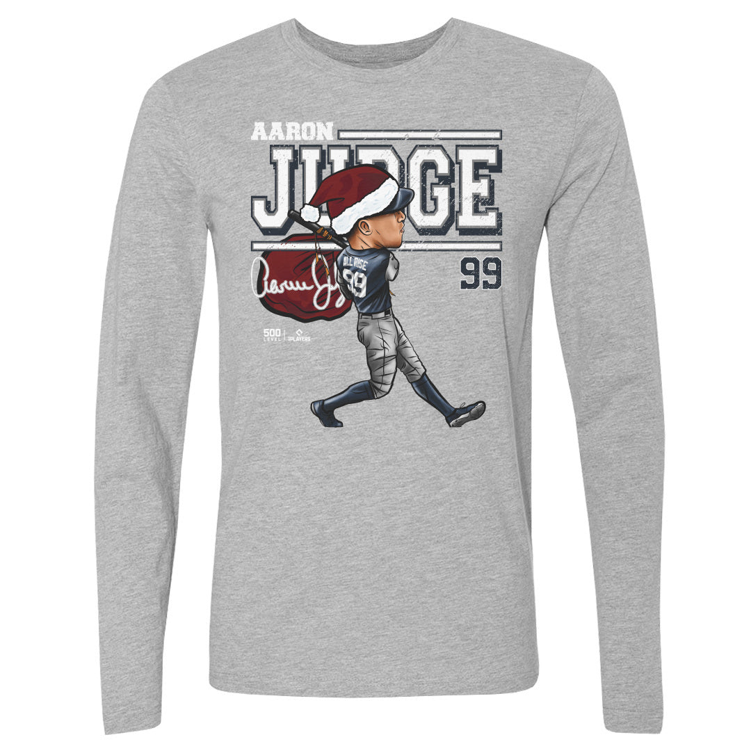 Aaron Judge New York Y Cartoon Santa Hat