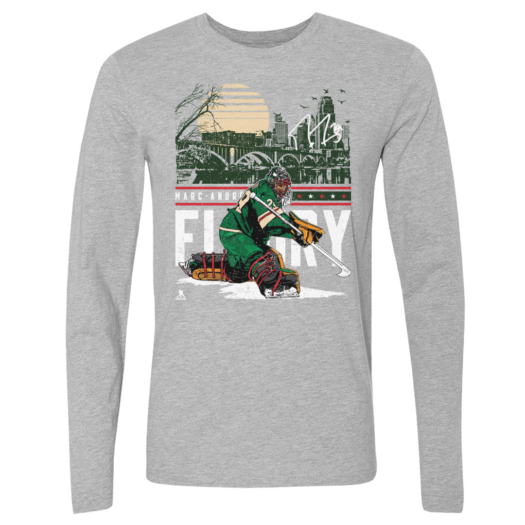 Marc-Andre Fleury Minnesota City Skyline