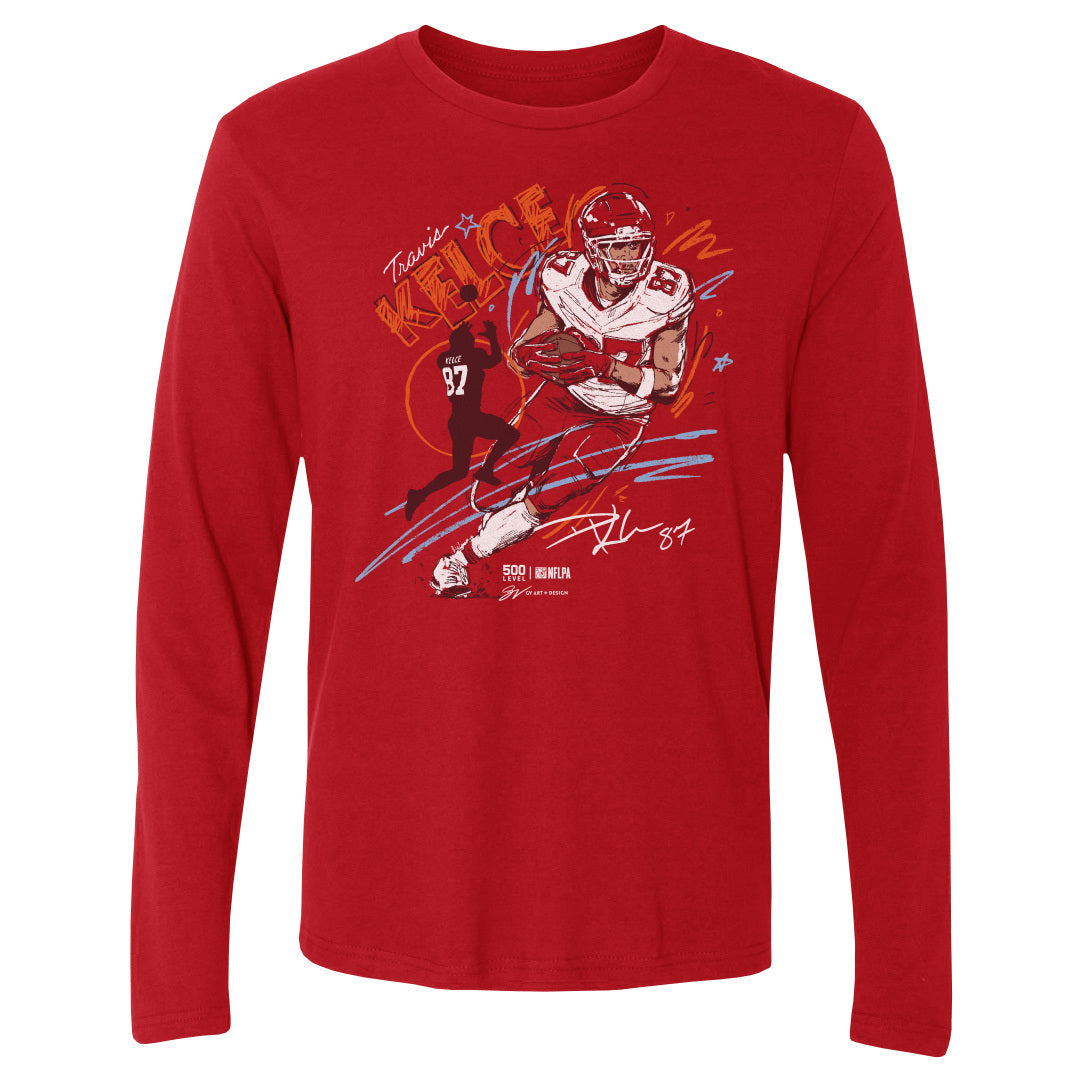 Travis Kelce Kansas City Scribble