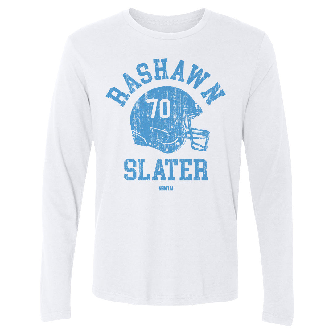 Rashawn Slater Los Angeles C Helmet Font 1