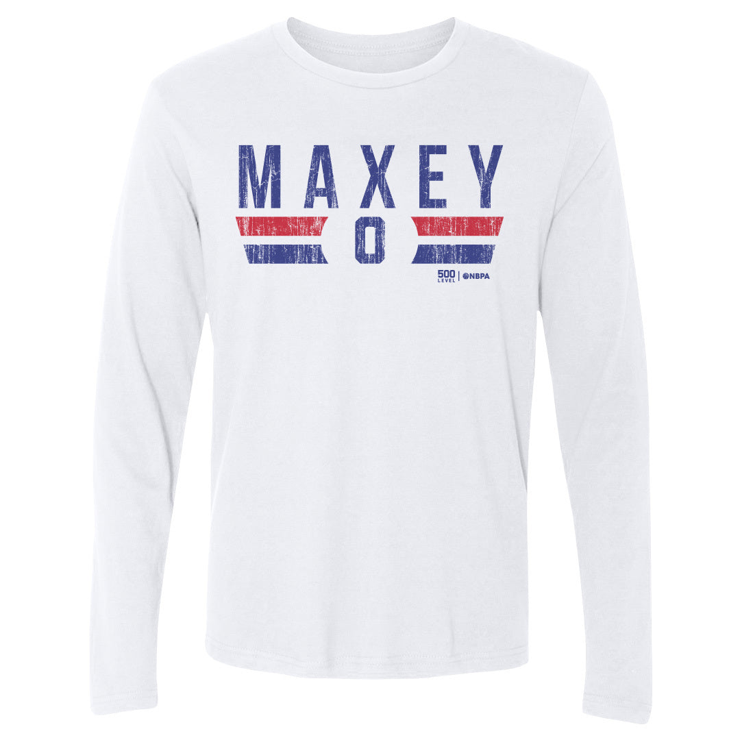 Tyrese Maxey Philadelphia 76ers Font 2
