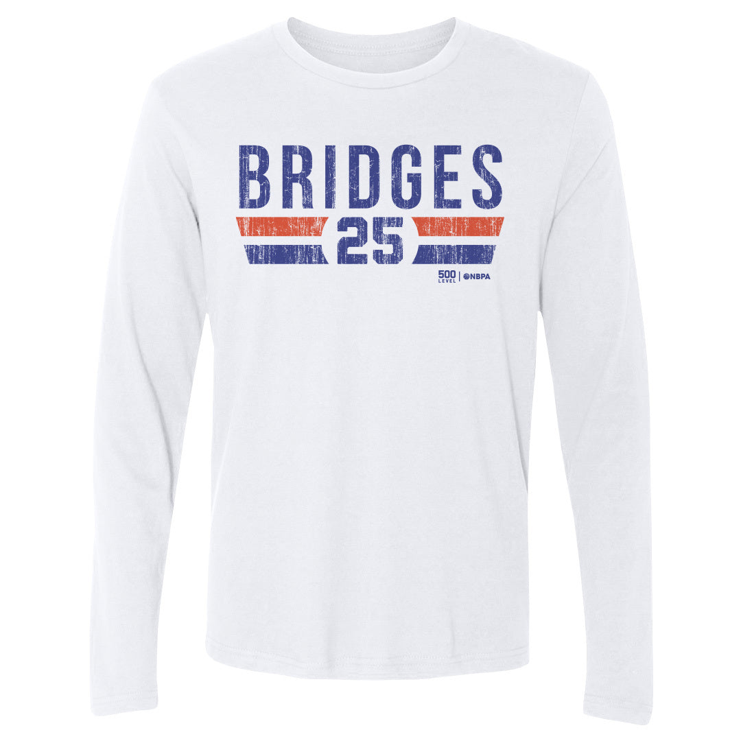 Mikal Bridges New York Knicks Font 1