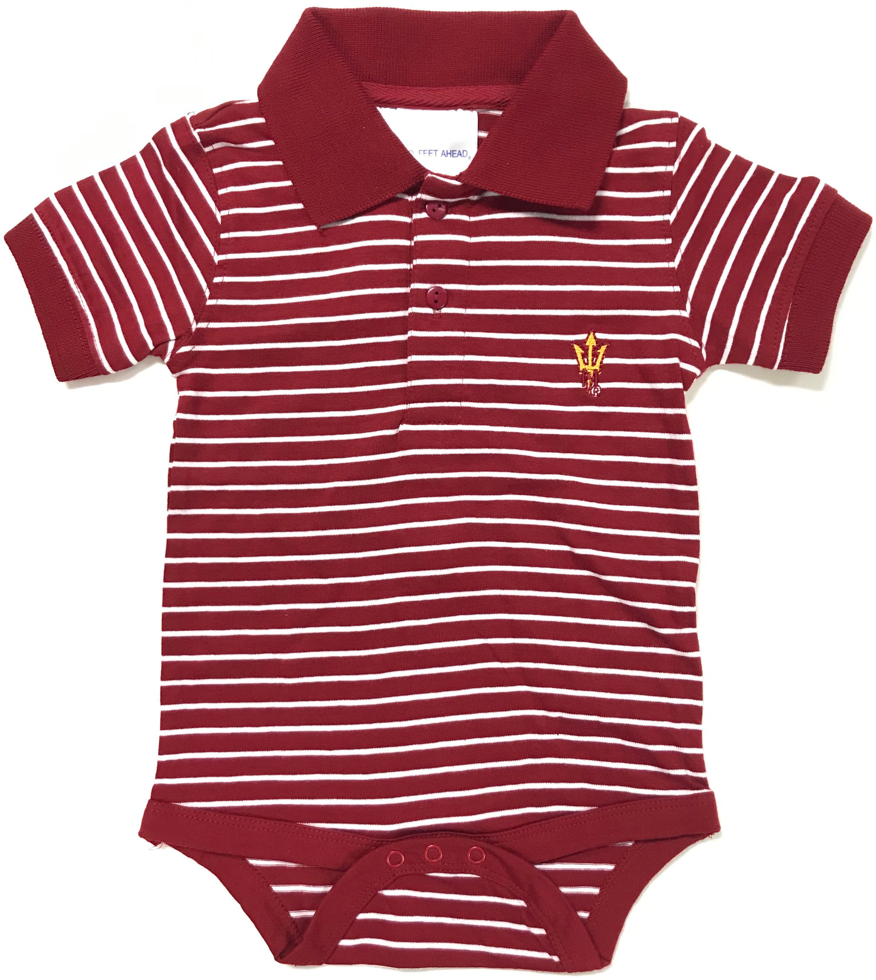 Arizona State Jersey Stripe Golf Creeper | Two Feet Ahead