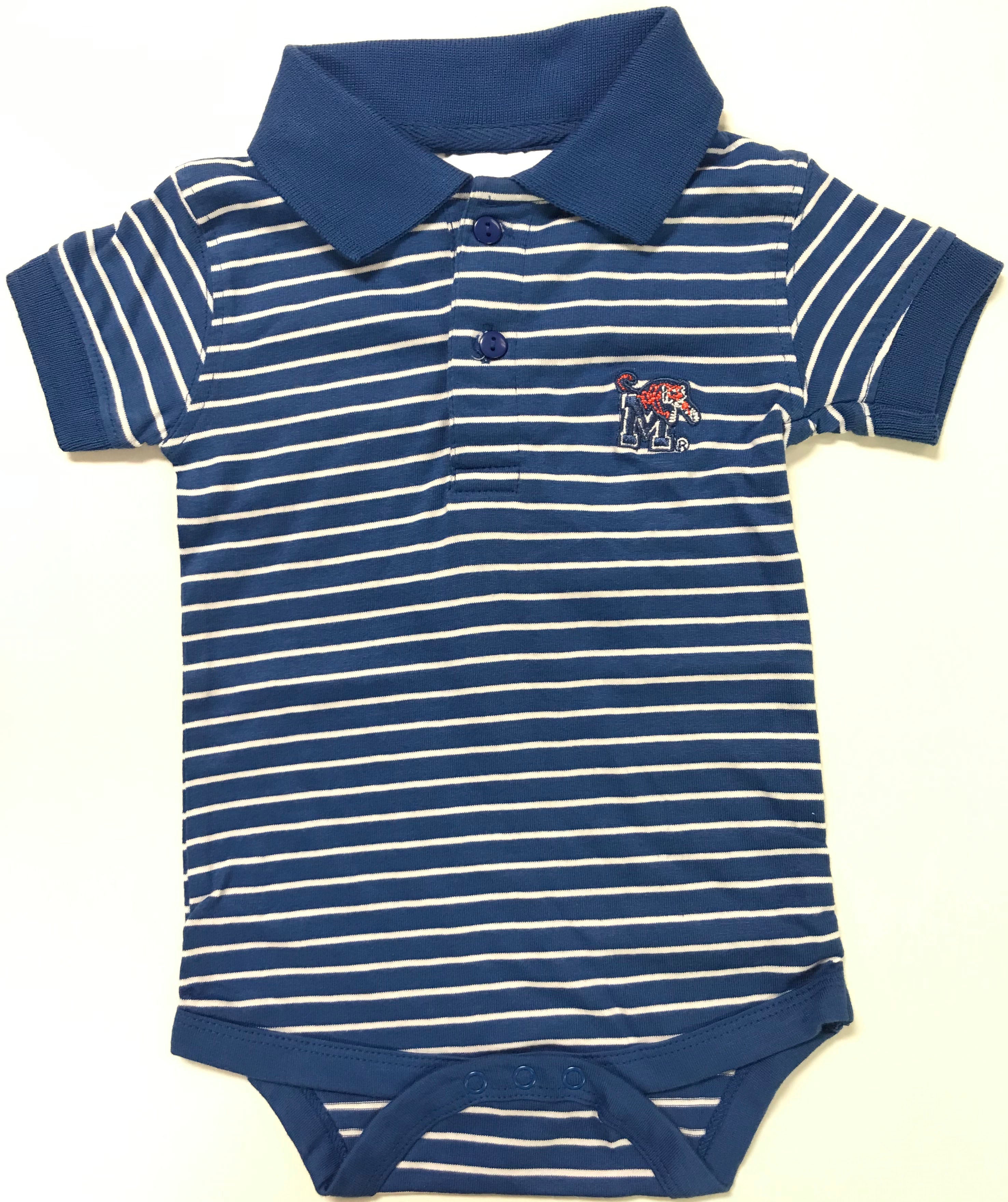 Memphis Jersey Stripe Golf Creeper | Two Feet Ahead