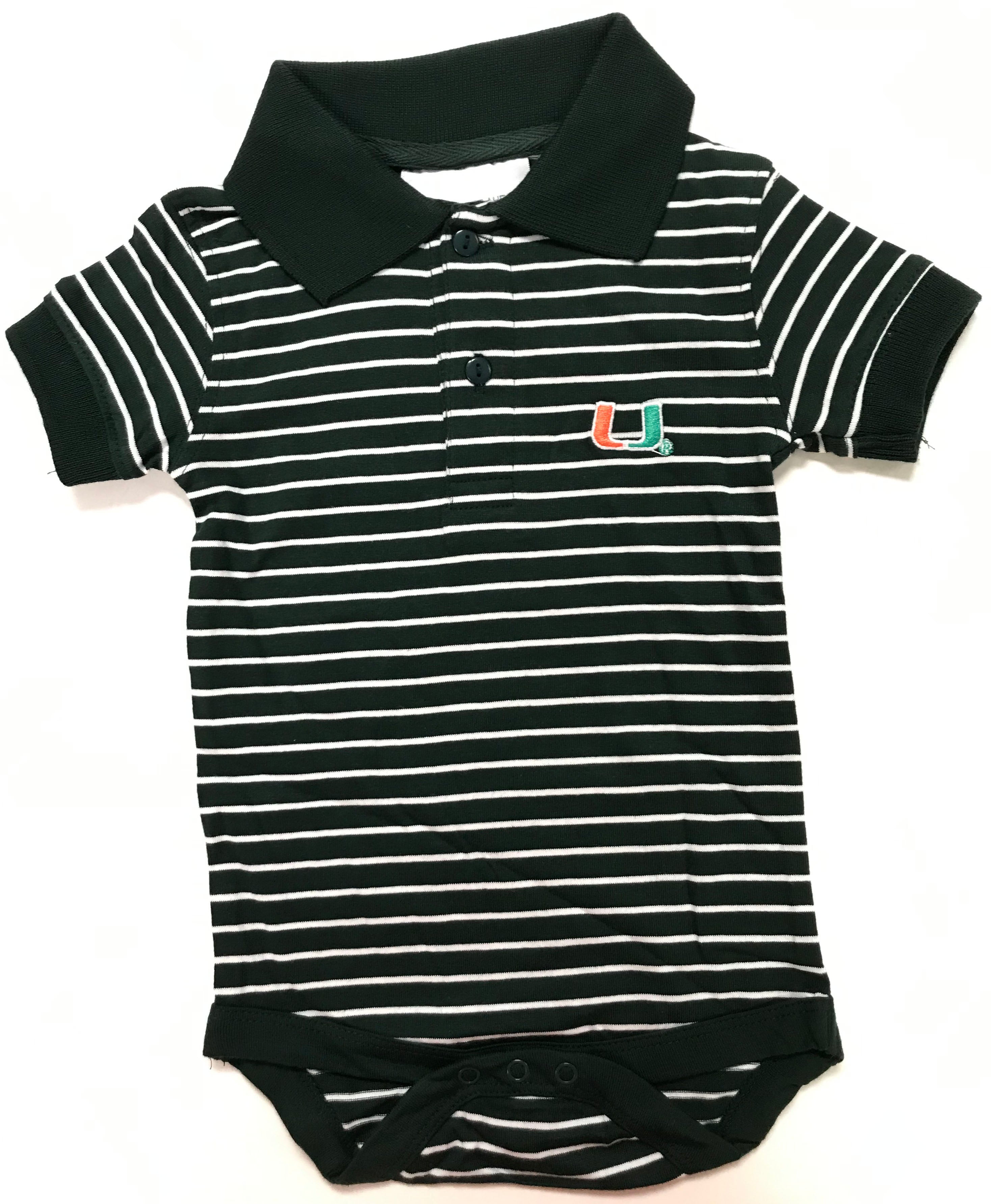 Miami Jersey Stripe Golf Creeper | Two Feet Ahead