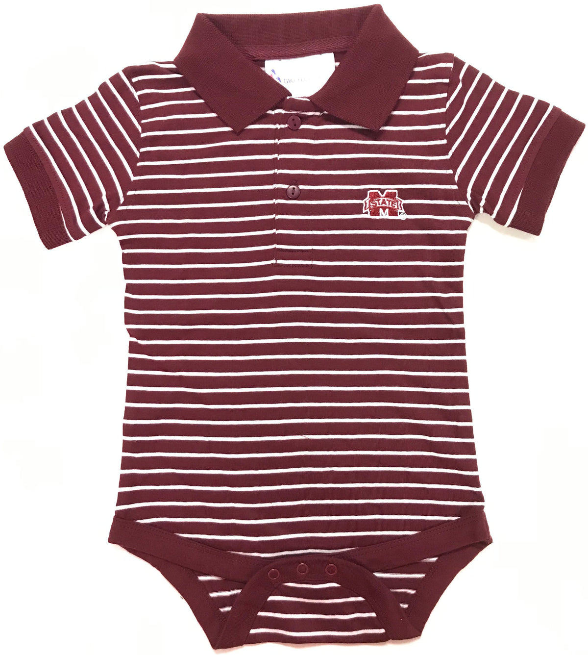 Mississippi State Jersey Stripe Golf Creeper | Two Feet Ahead