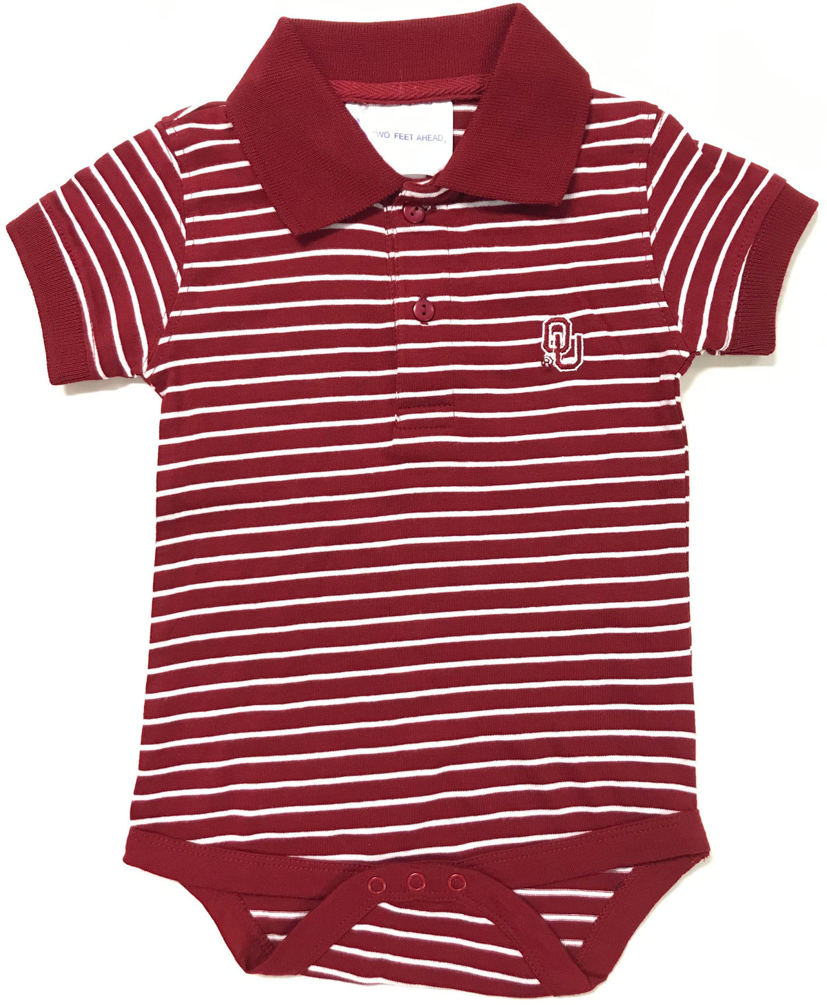 Oklahoma State Jersey Stripe Golf Creeper | Two Feet Ahead 1