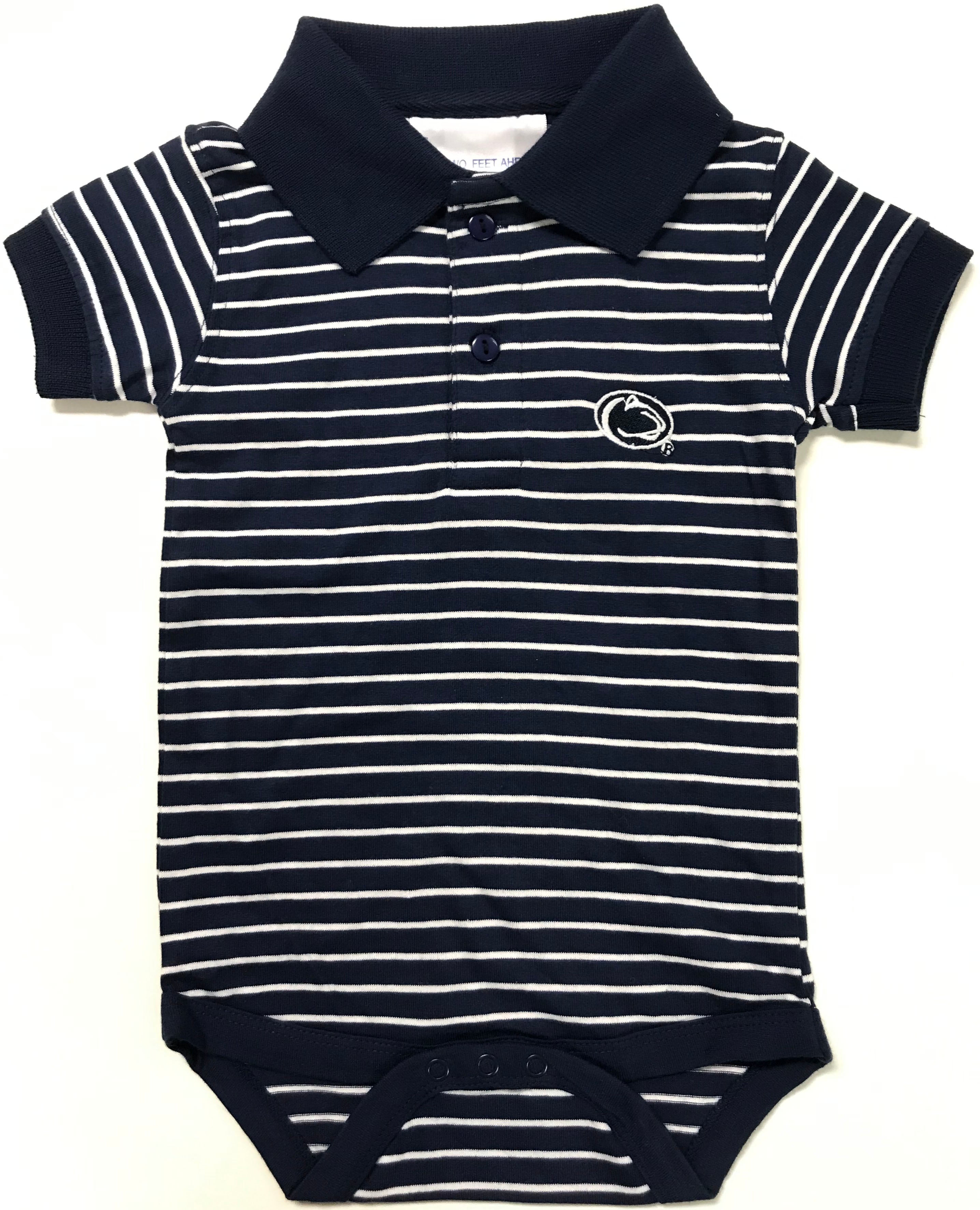 Penn State Jersey Stripe Golf Creeper | Two Feet Ahead