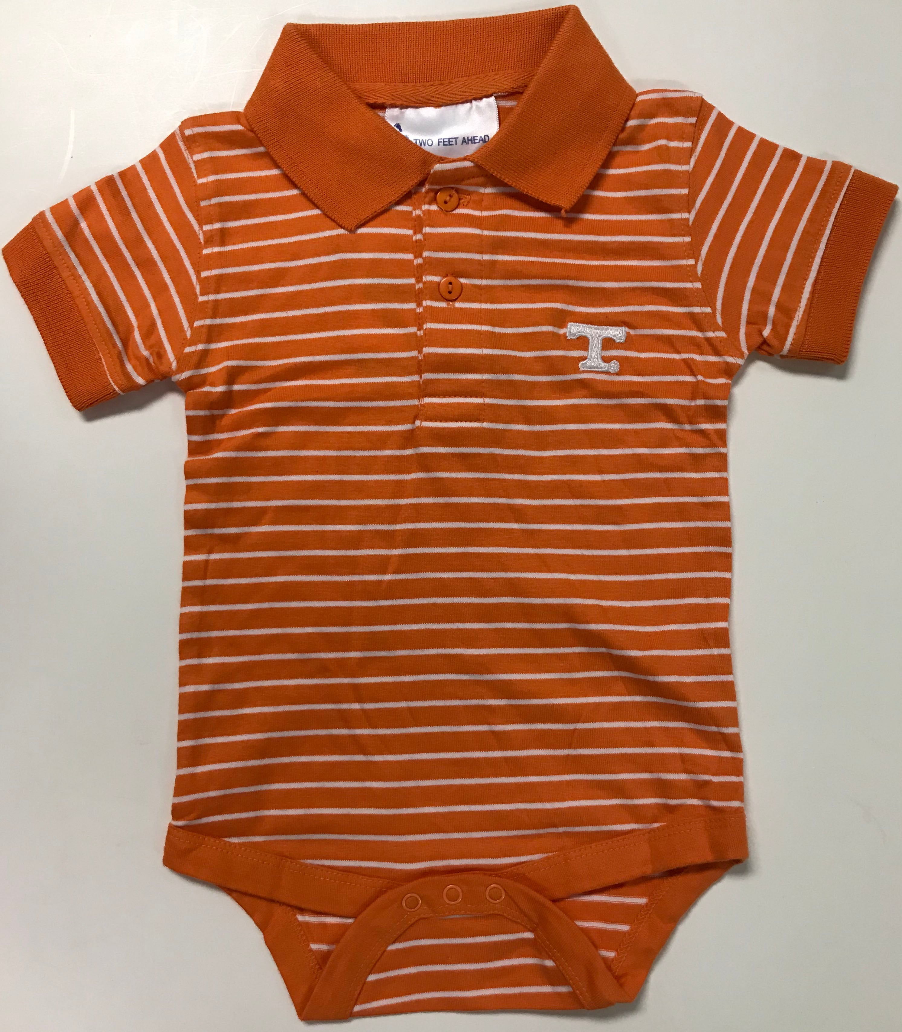 Tennessee Jersey Stripe Golf Creeper | Two Feet Ahead