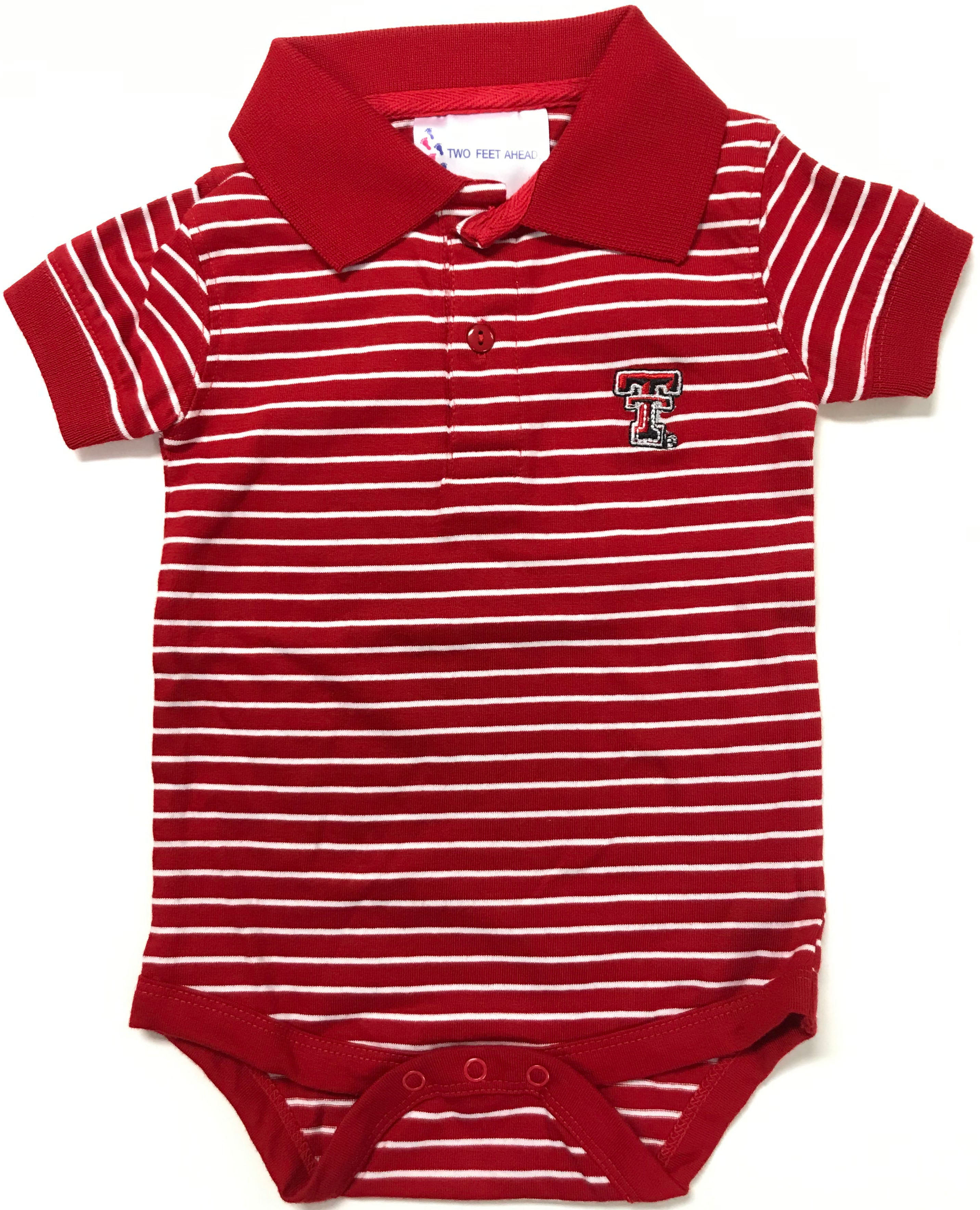 Texas Tech Jersey Stripe Golf Creeper | Two Feet Ahead