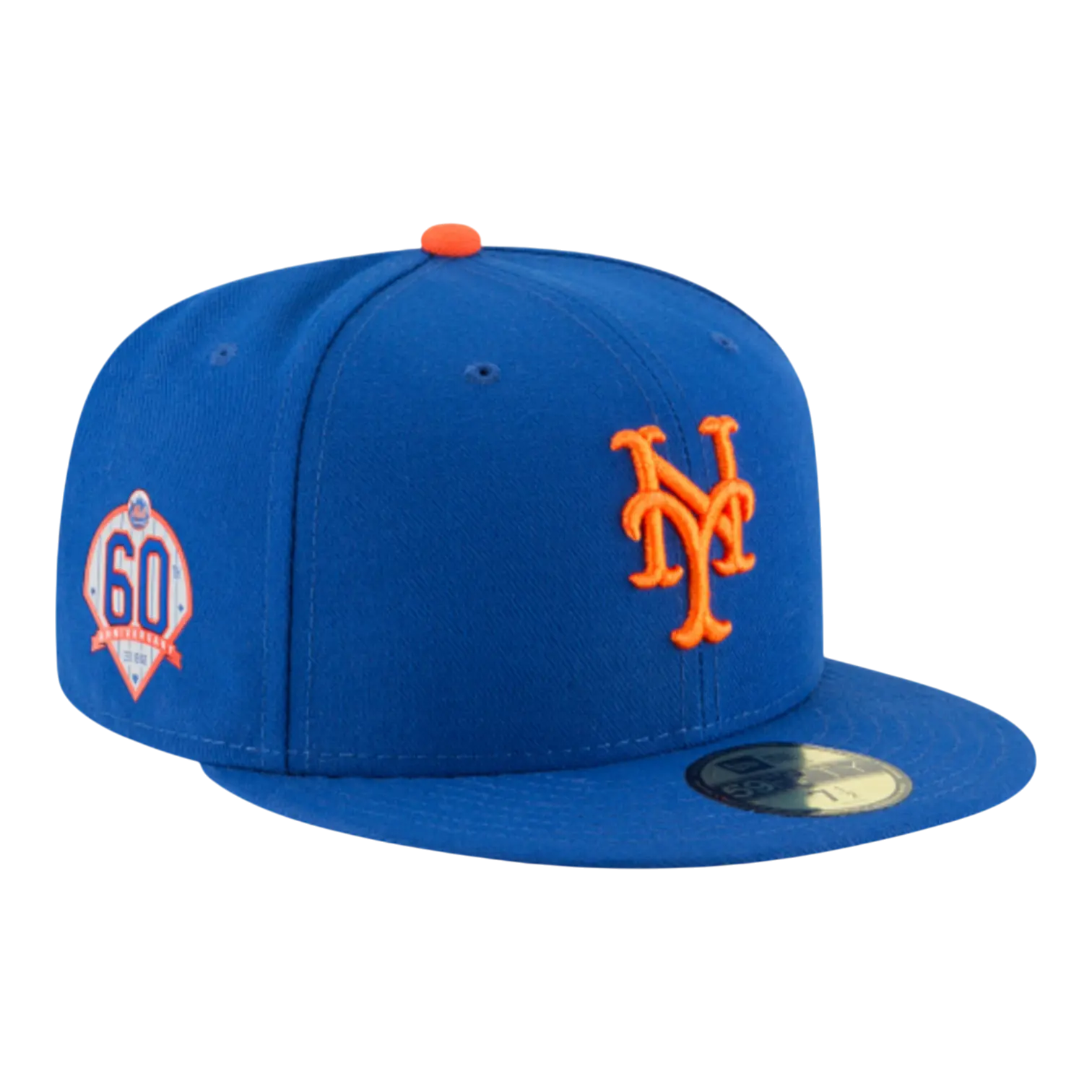 New Era 59Fifty MLB New York Mets 60th Anniversary AC Fitted Hat Blue 1