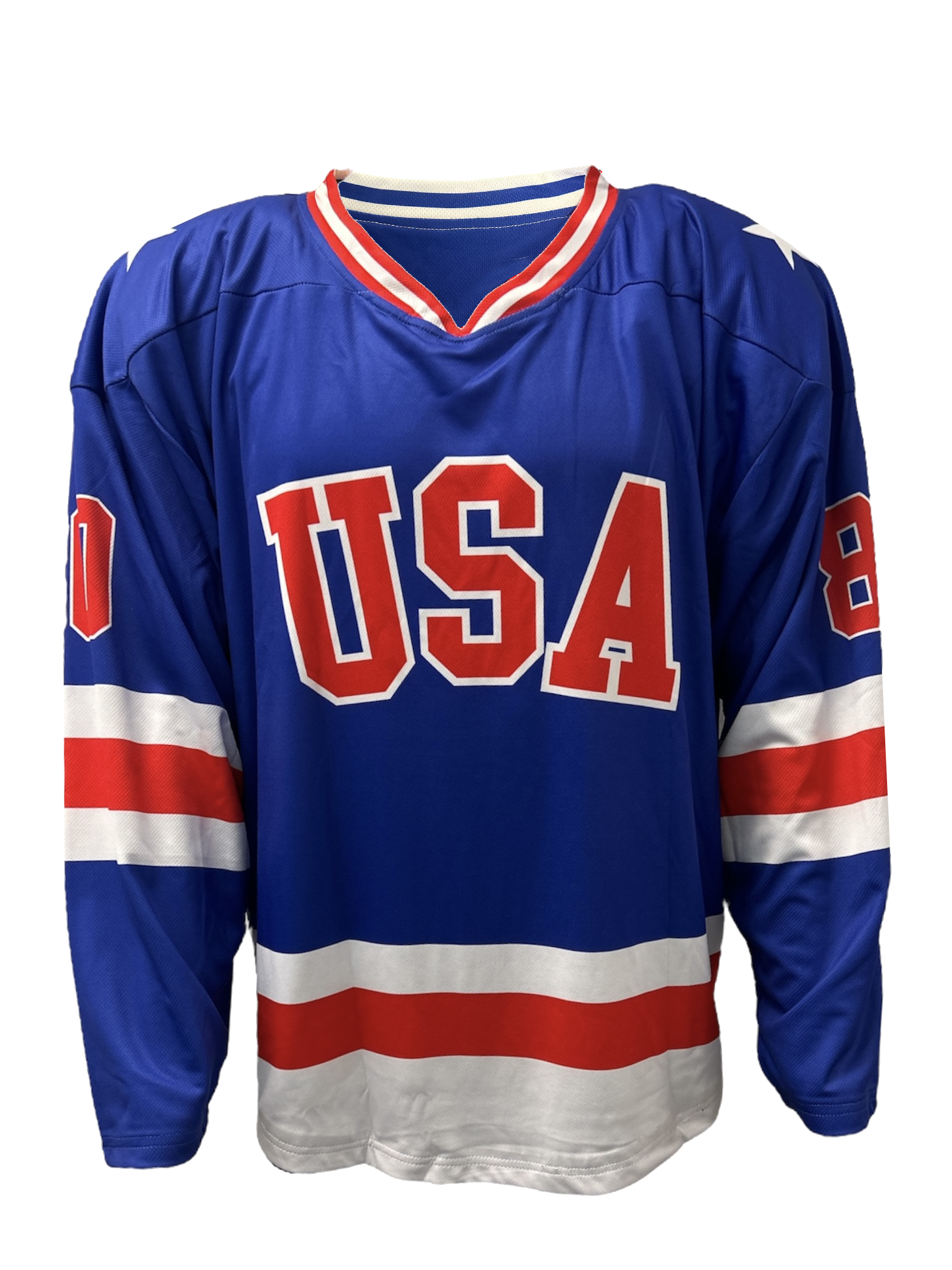 USA Hockey Miracle on Ice 1980 Official Reversible Hockey Jersey 4