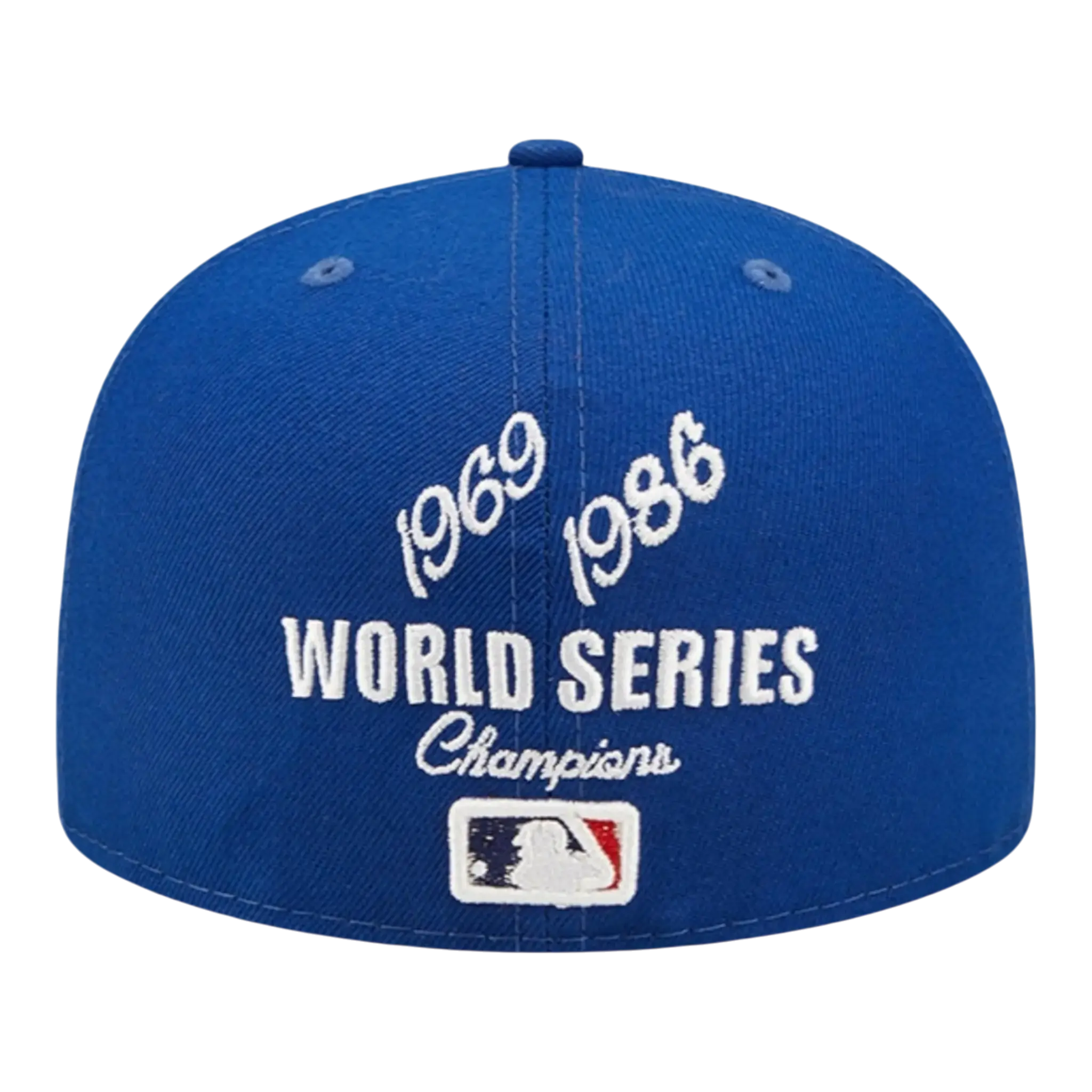 New Era Crown Champs WS 59Fifty New York Mets Men Fitted Hat Royal 2