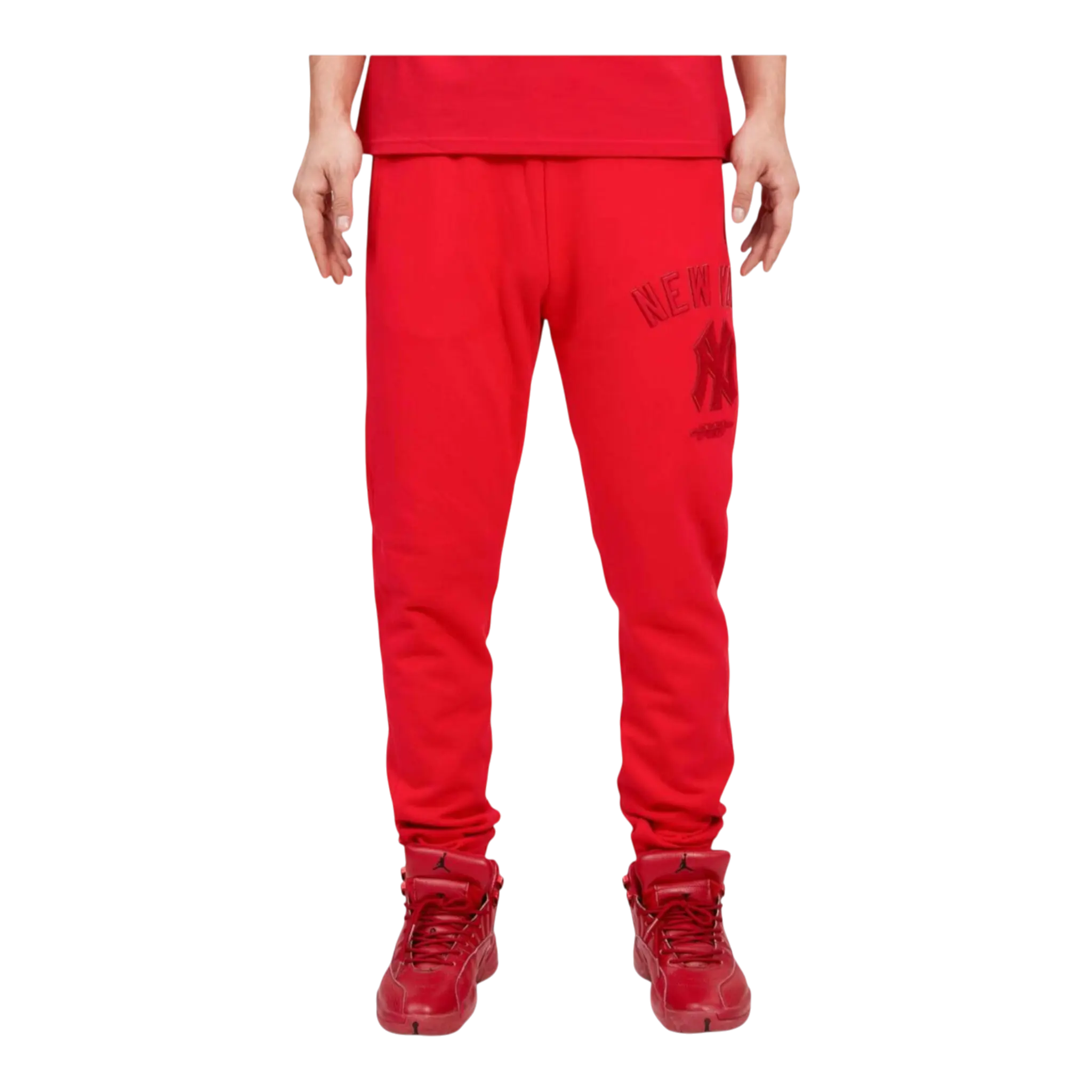 Pro Standard MLB New York Yankees Triple Red Men Sweatpants Red 1