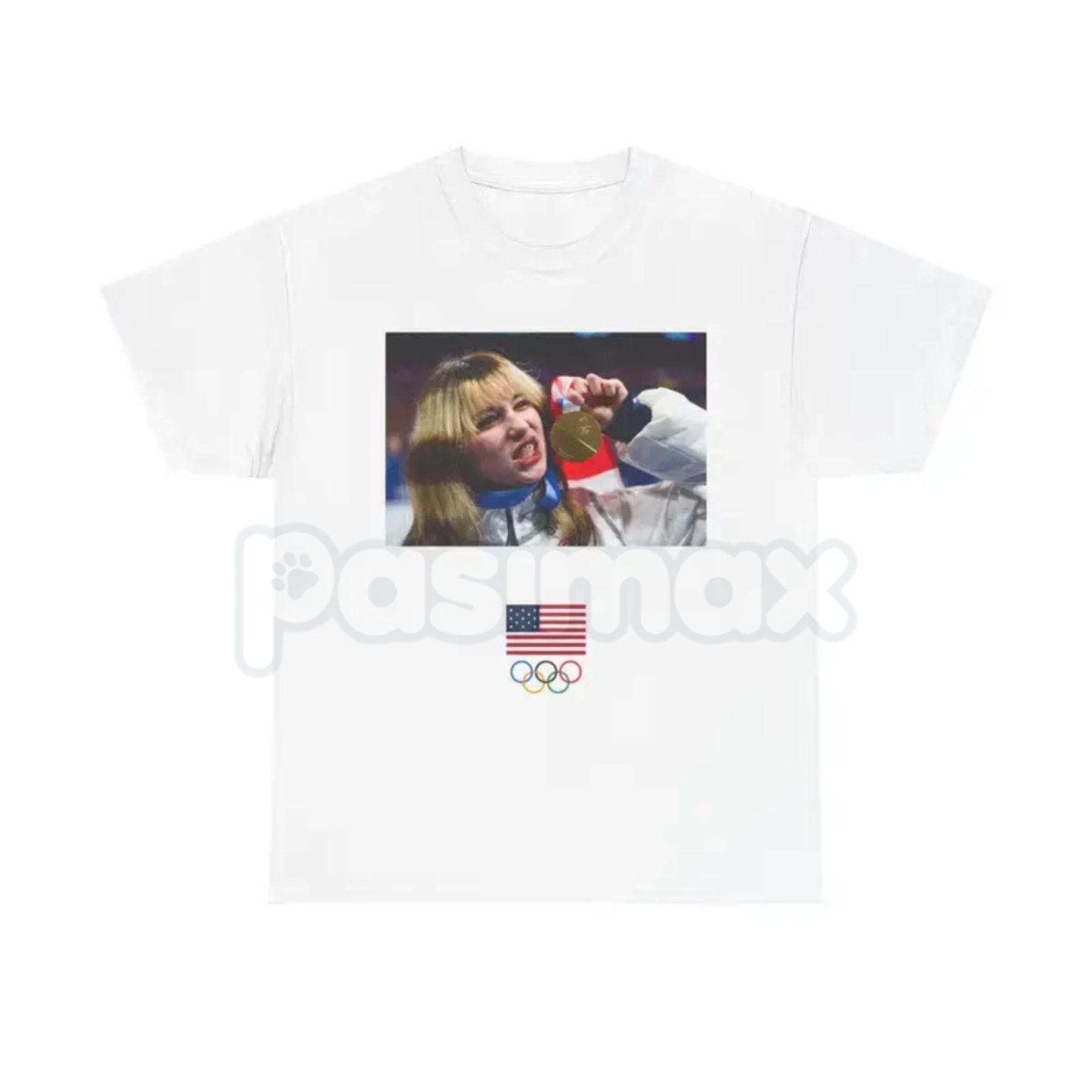 Team USA Olympics American Flag T-Shirt - Official Style Olympic Rings Graphic Tee, Premium 100% Cotton Team USA Fan Top, United States Olympic Committee Inspired Apparel, Patriotic Summer & Winter Games Shirt, Classic USA Pride Sportswear 3