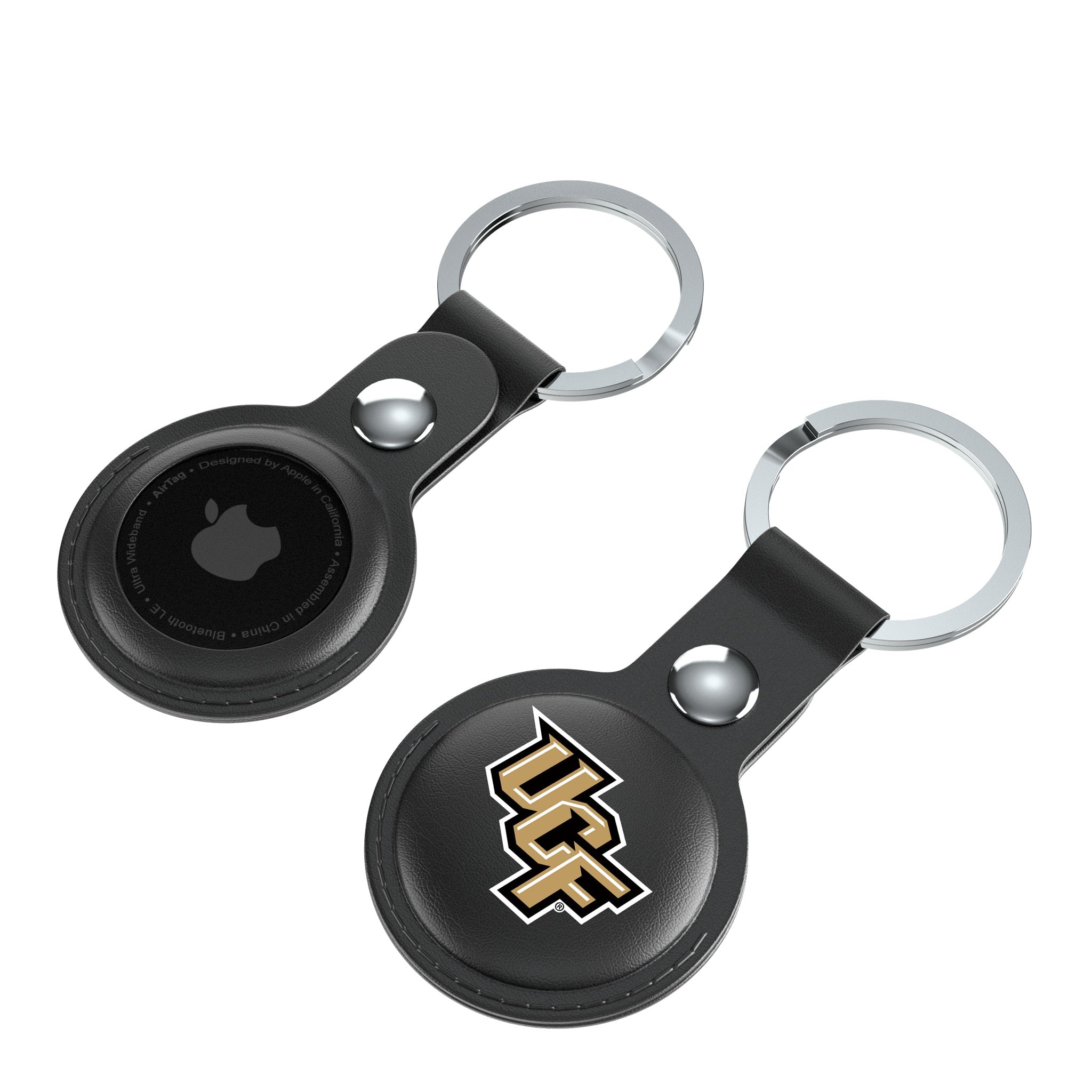 University of Central Florida Golden Knights Insignia Black Airtag Holder 2-Pack 4