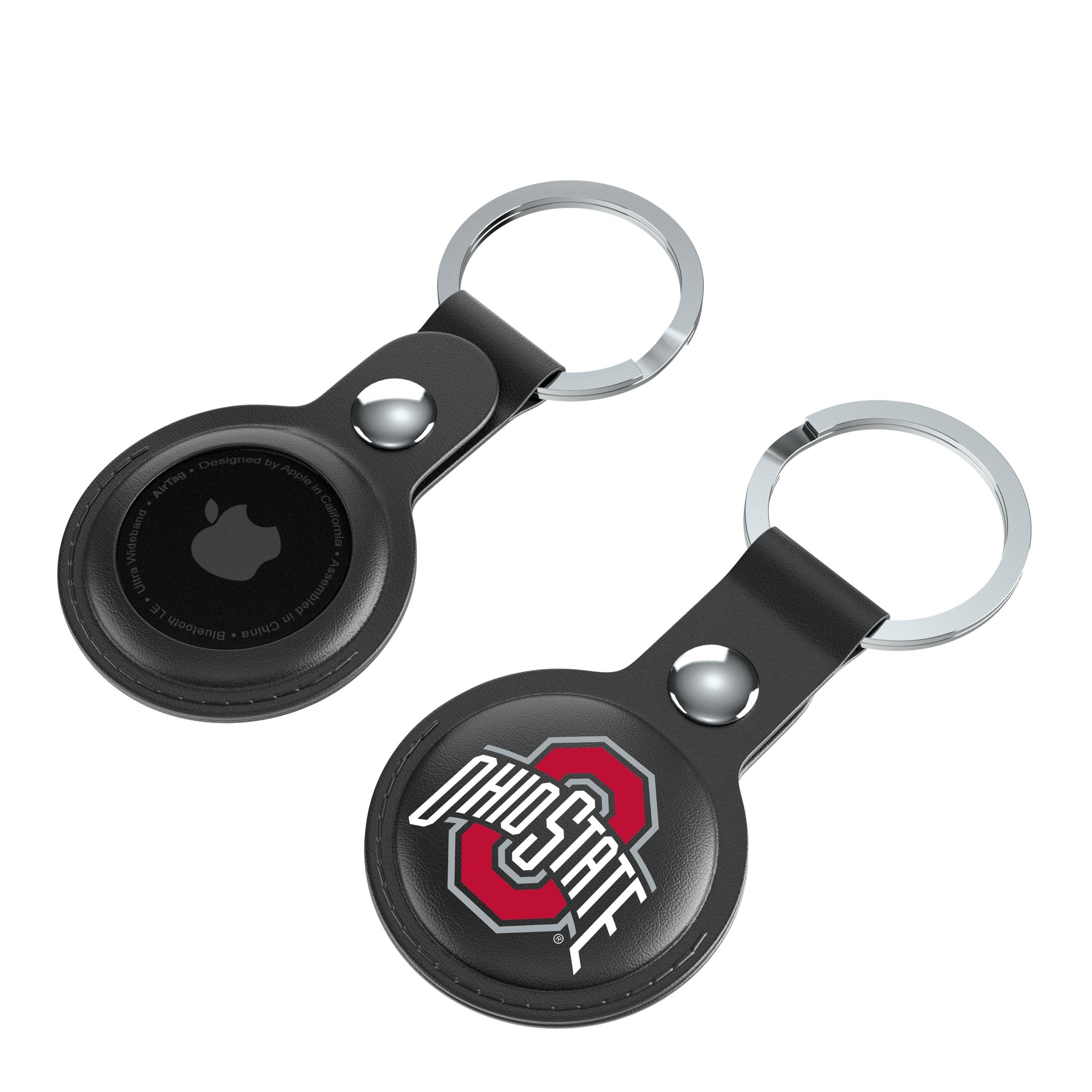 Ohio State University Buckeyes Insignia Black Airtag Holder 2-Pack 4