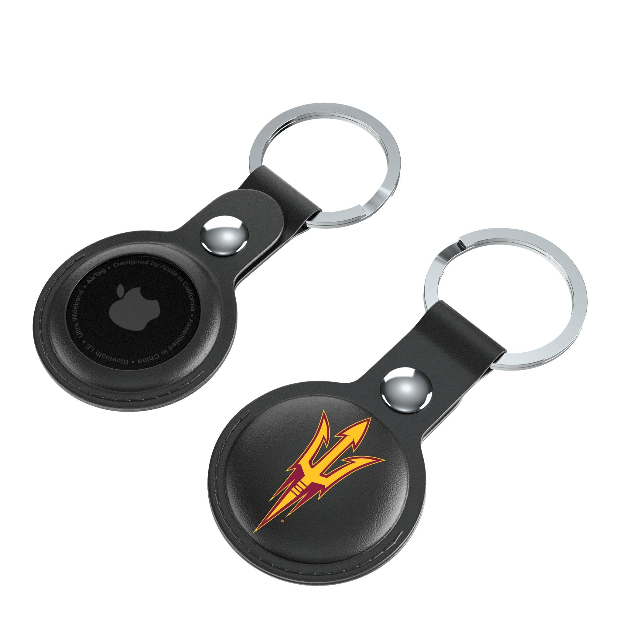 Arizona State University Sun Devils Insignia Black Airtag Holder 2-Pack 4