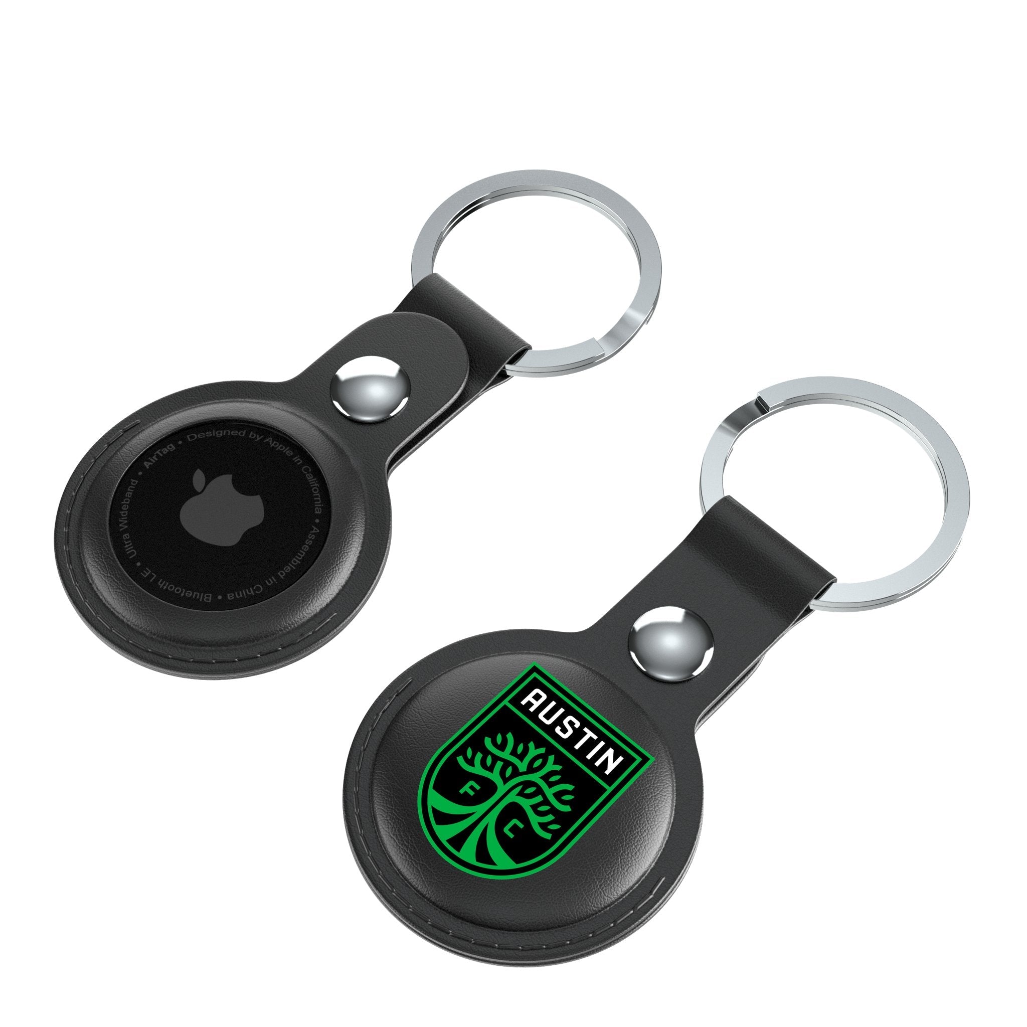 Austin FC  Insignia Black Airtag Holder 2-Pack 4