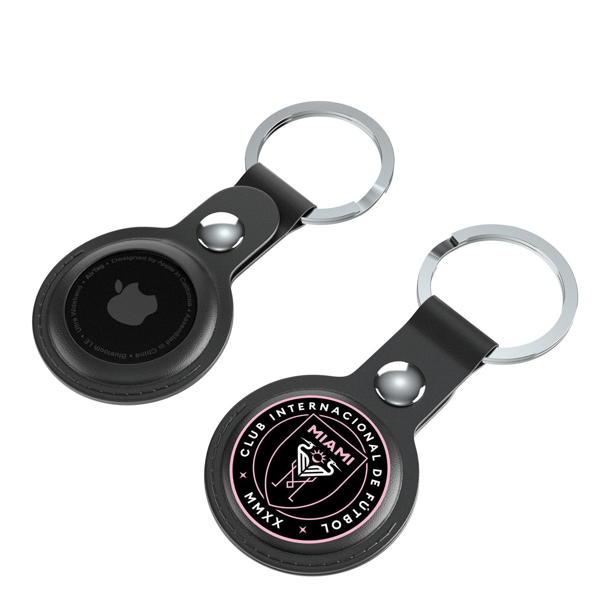 Inter Miami CF  Insignia Black Airtag Holder 2-Pack 4