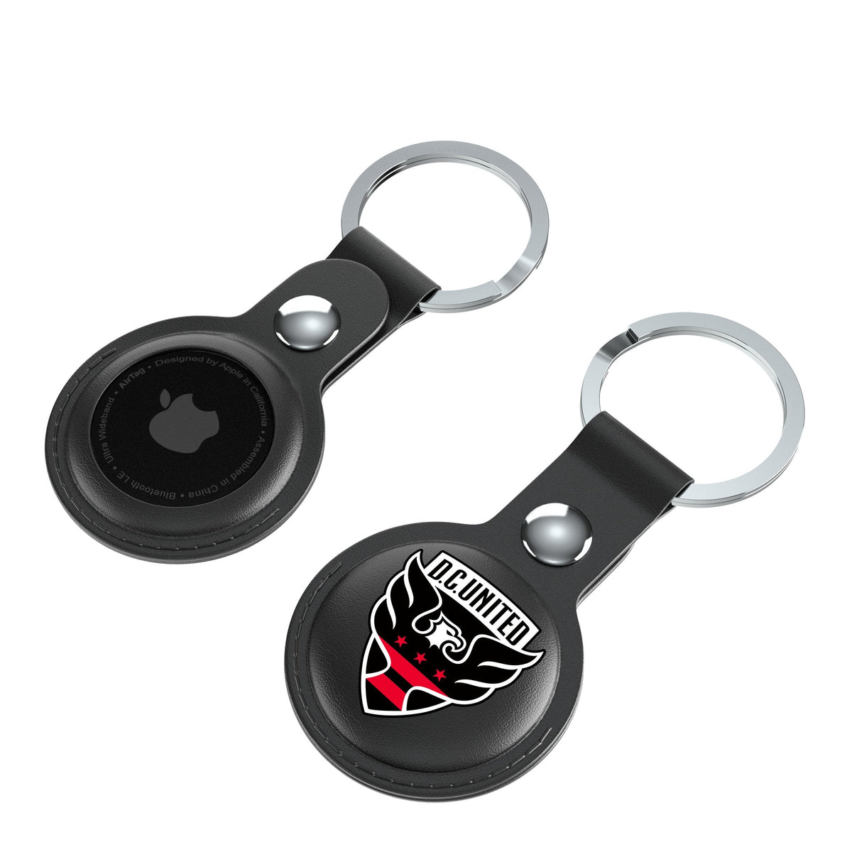 DC United  Insignia Black Airtag Holder 2-Pack 4