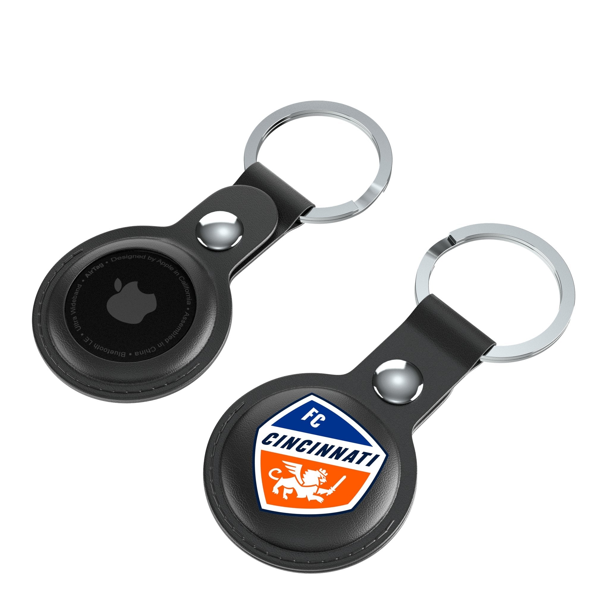 FC Cincinnati  Insignia Black Airtag Holder 2-Pack 4