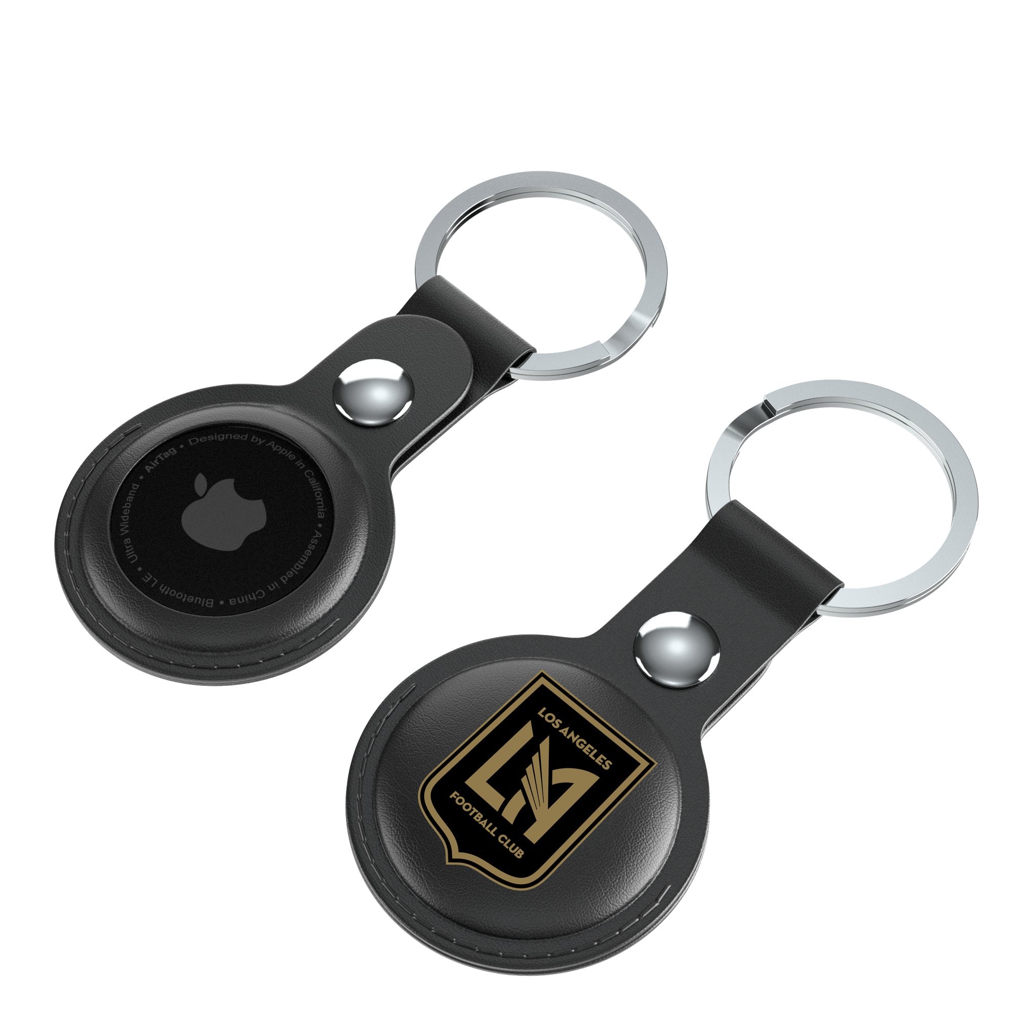 Los Angeles Football Club   Insignia Black Airtag Holder 2-Pack 4
