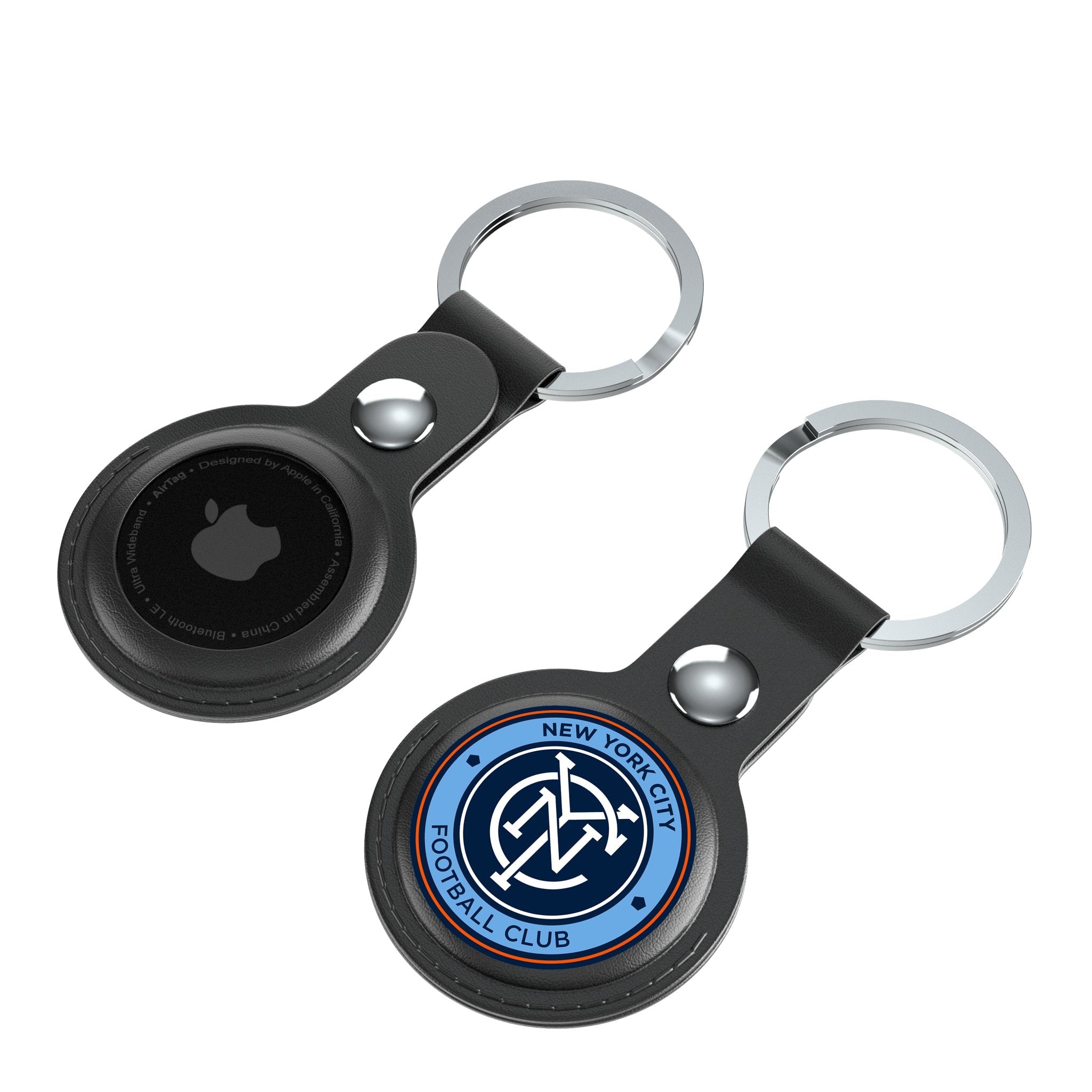 New York City FC  Insignia Black Airtag Holder 2-Pack 4