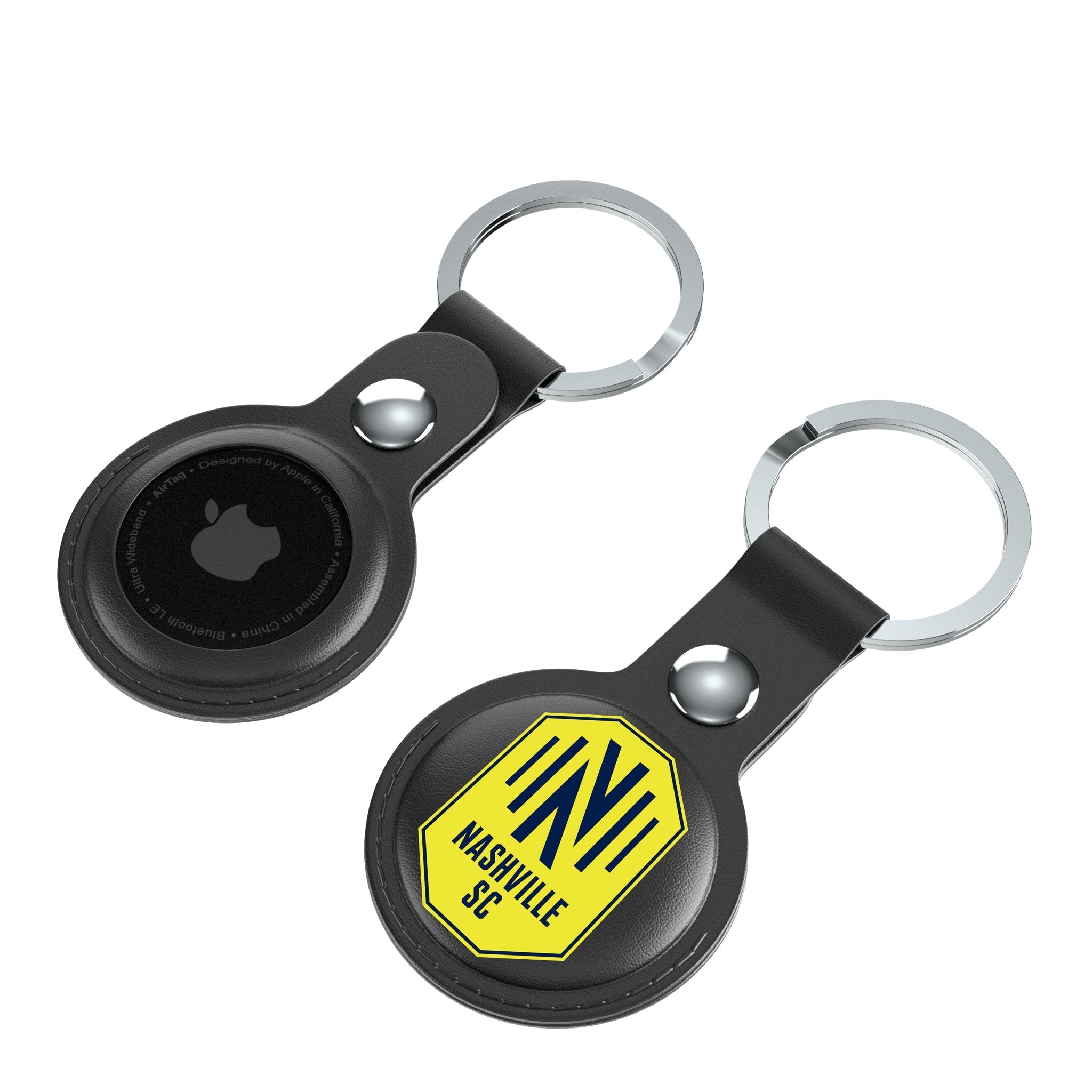 Nashville SC  Insignia Black Airtag Holder 2-Pack 4