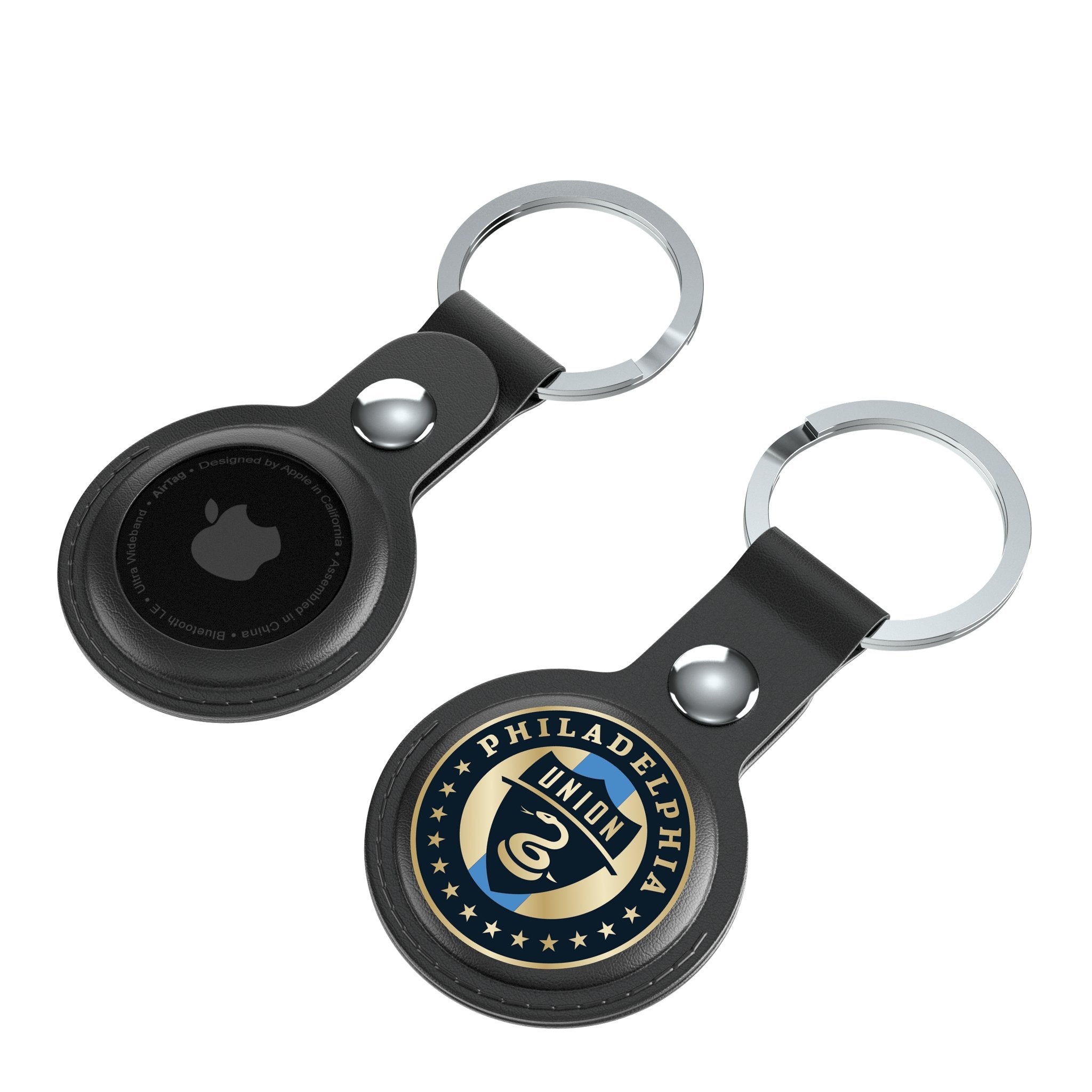 Philadelphia Union   Insignia Black Airtag Holder 2-Pack 4