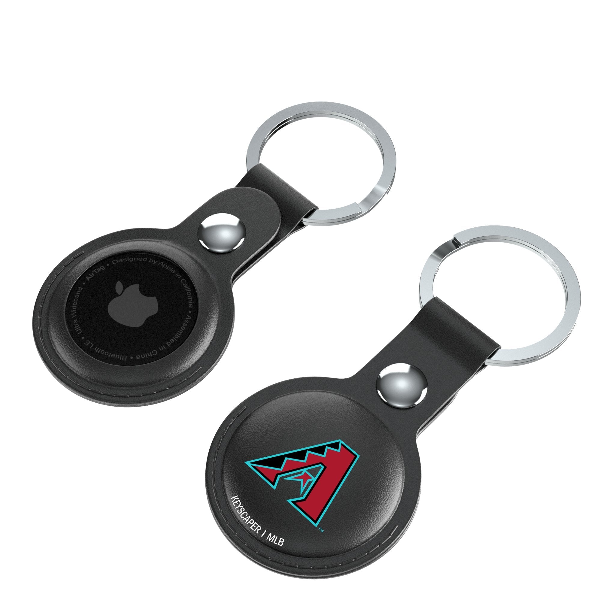 Arizona Diamondbacks Insignia Black Airtag Holder 2-Pack 4