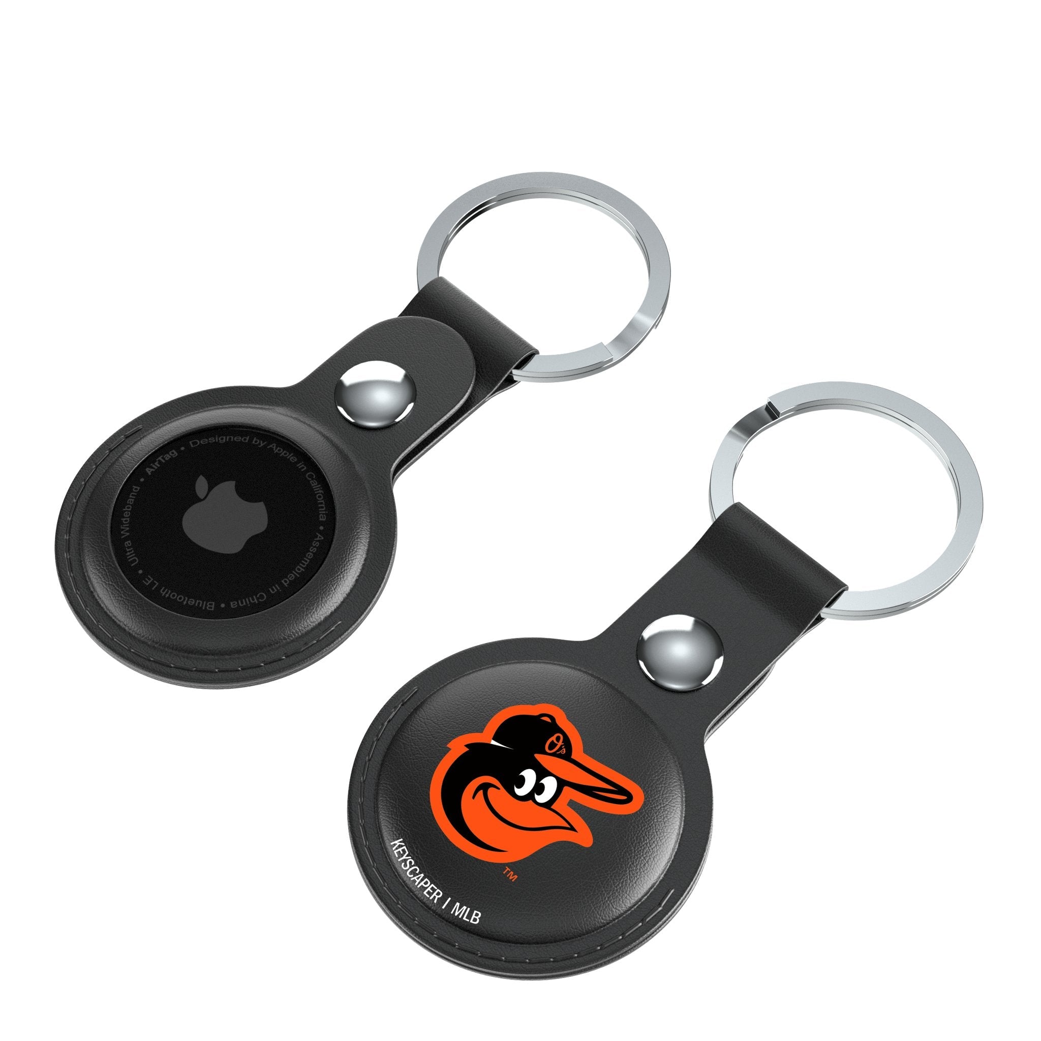 Baltimore Orioles Insignia Black Airtag Holder 2-Pack 4