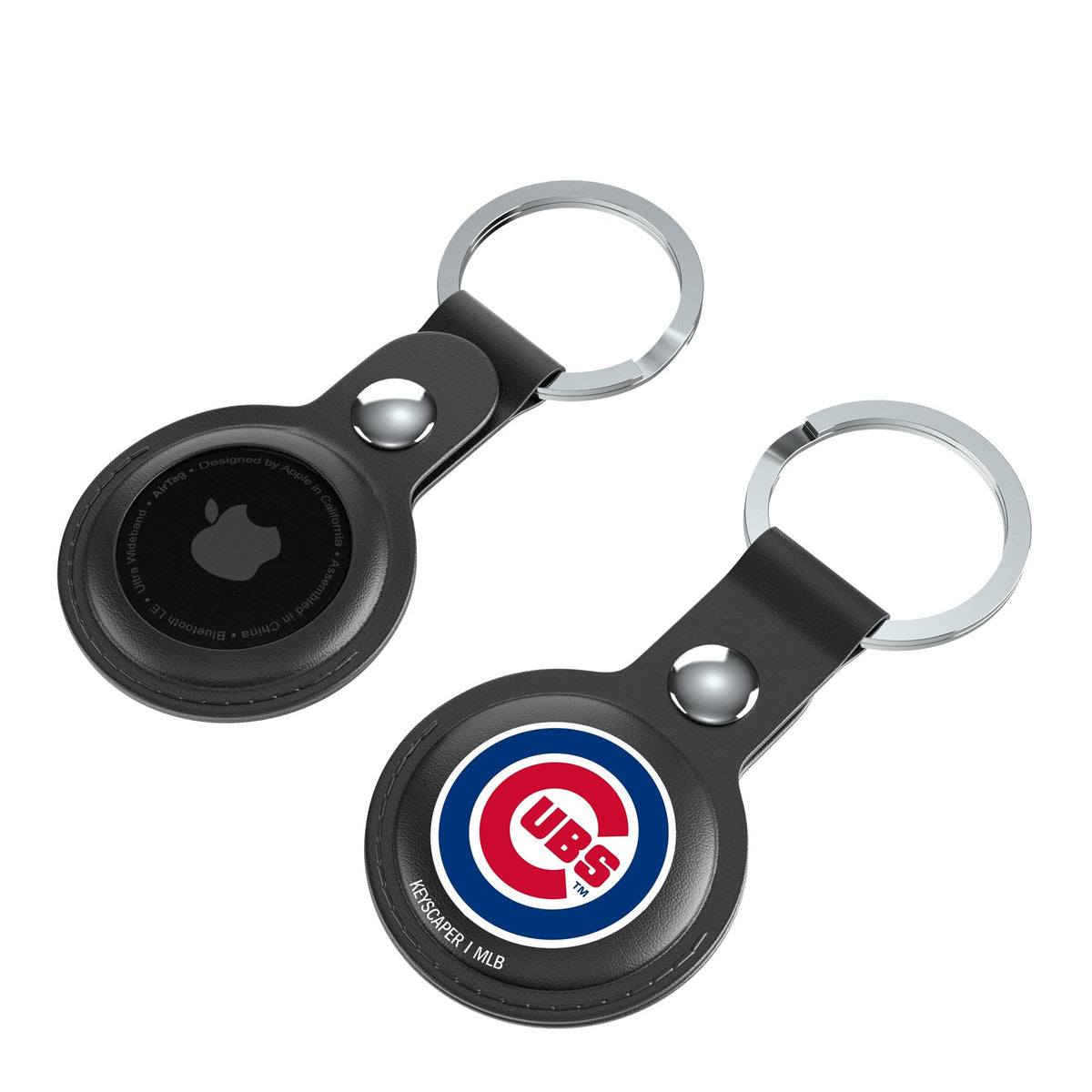 Chicago Cubs Insignia Black Airtag Holder 2-Pack 4