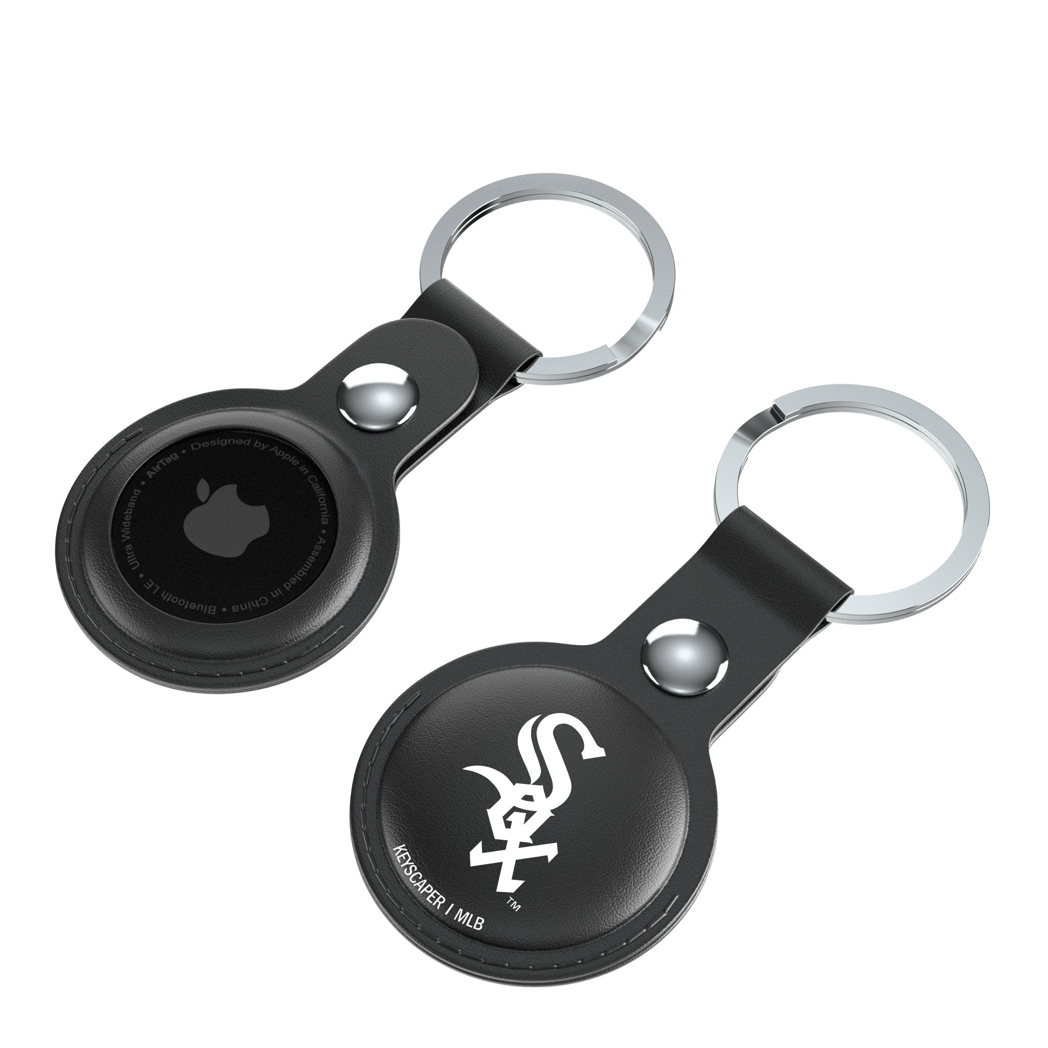 Chicago White Sox Insignia Black Airtag Holder 2-Pack 4