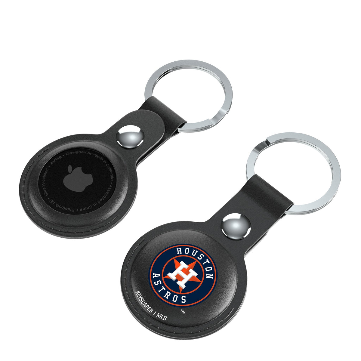 Houston Astros Insignia Black Airtag Holder 2-Pack 4