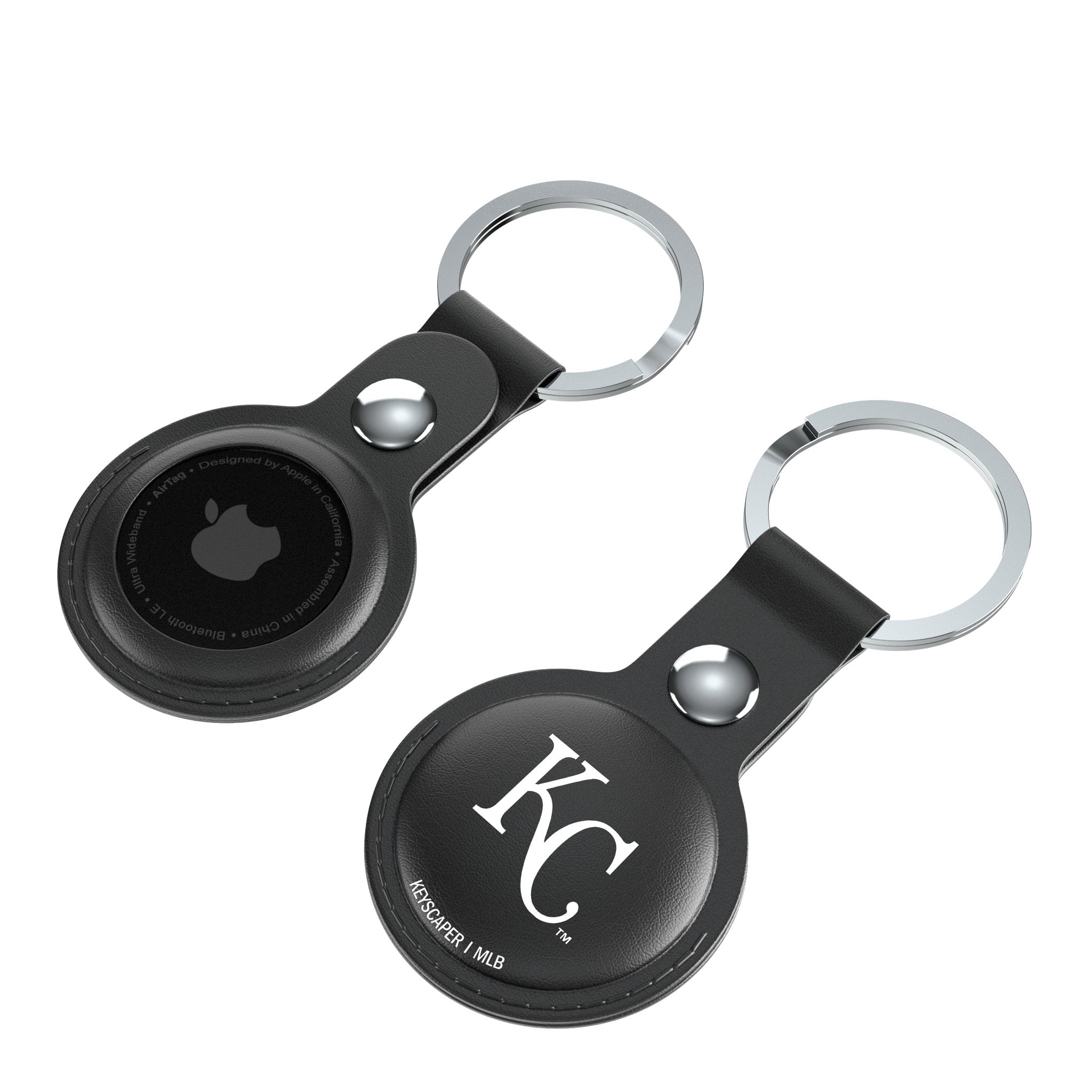 Kansas City Royals Insignia Black Airtag Holder 2-Pack 4