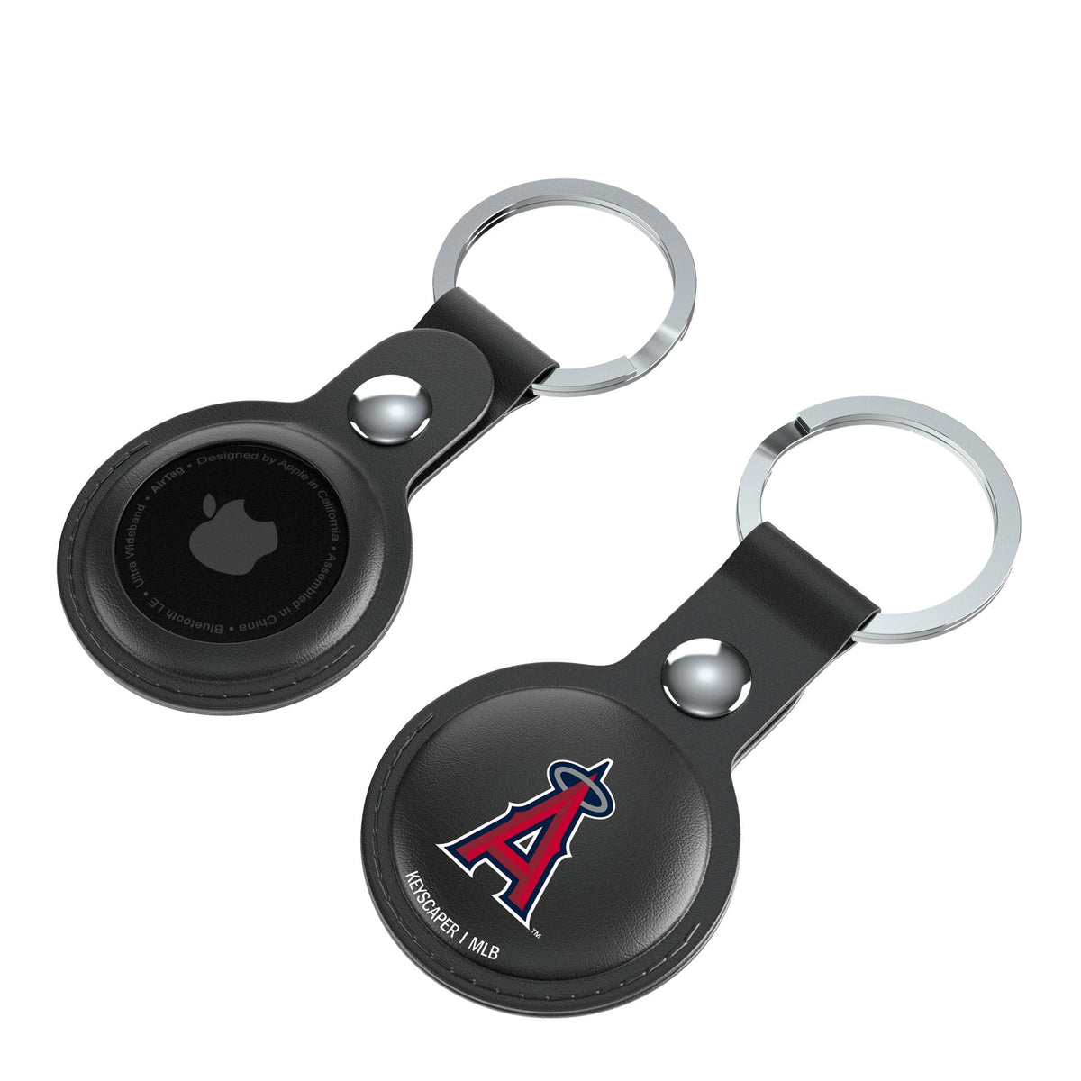 Los Angeles Angels Insignia Black Airtag Holder 2-Pack 4